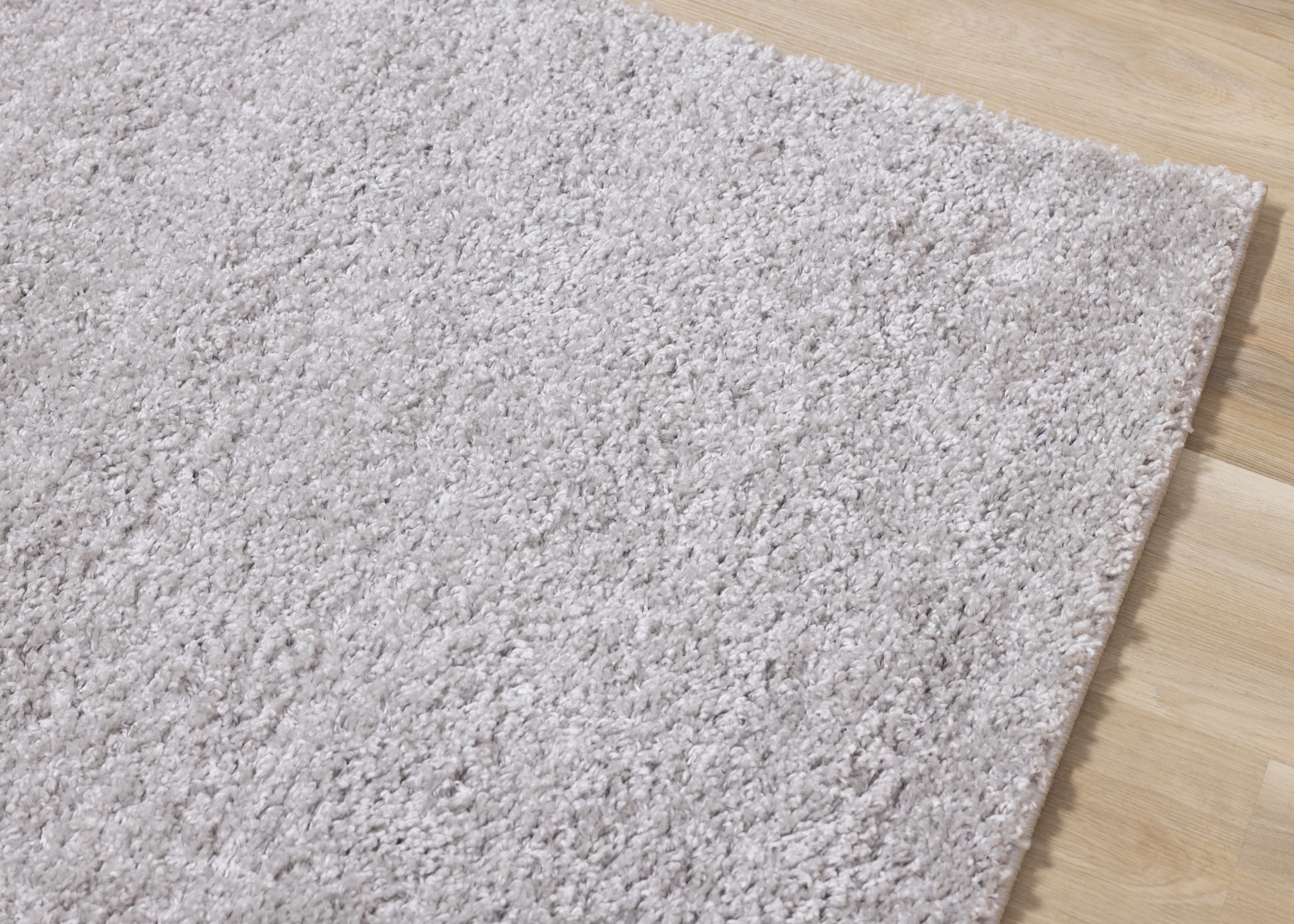 Pascal Light Grey Comfort Shag Rug