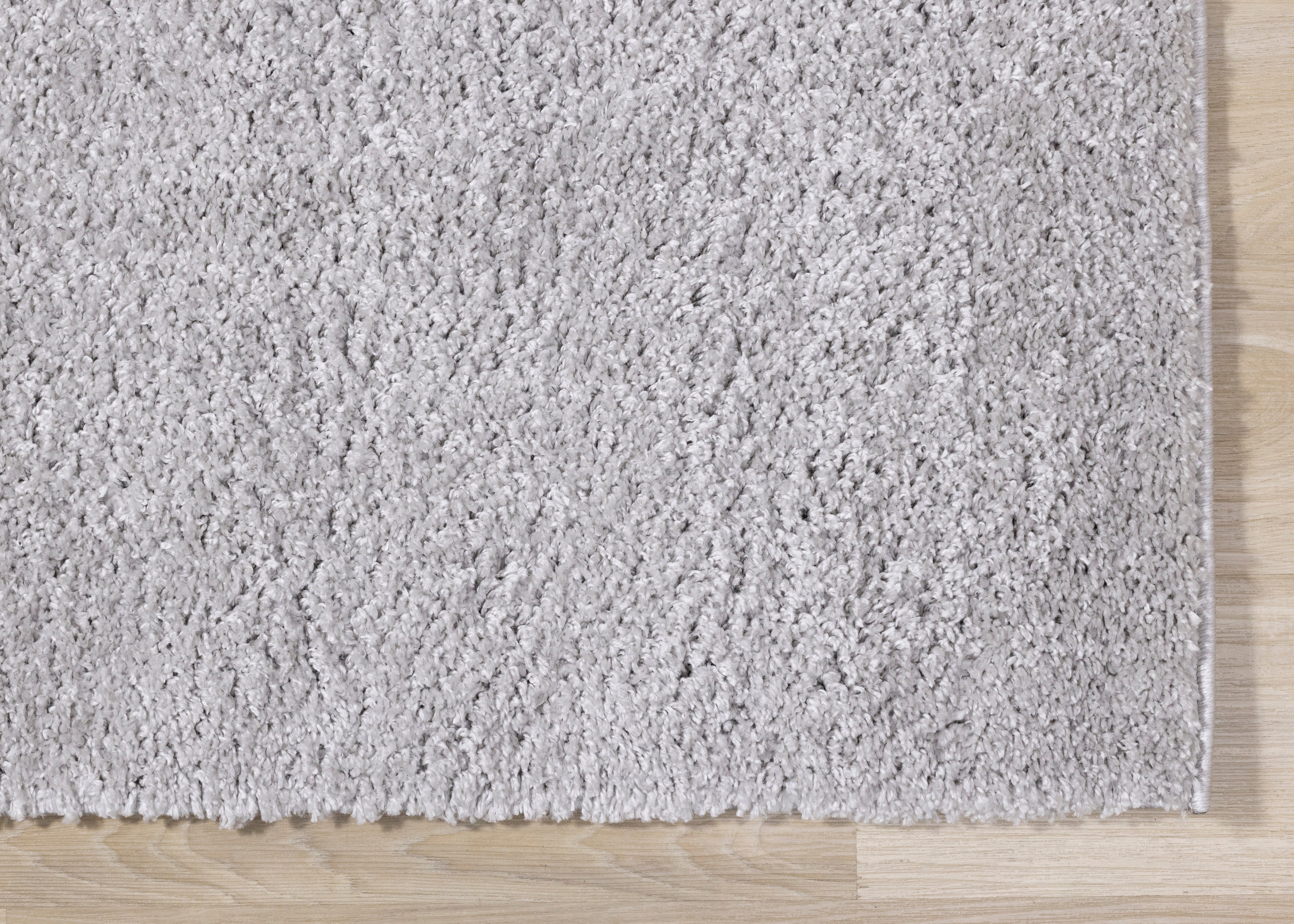 Pascal Light Grey Comfort Shag Rug