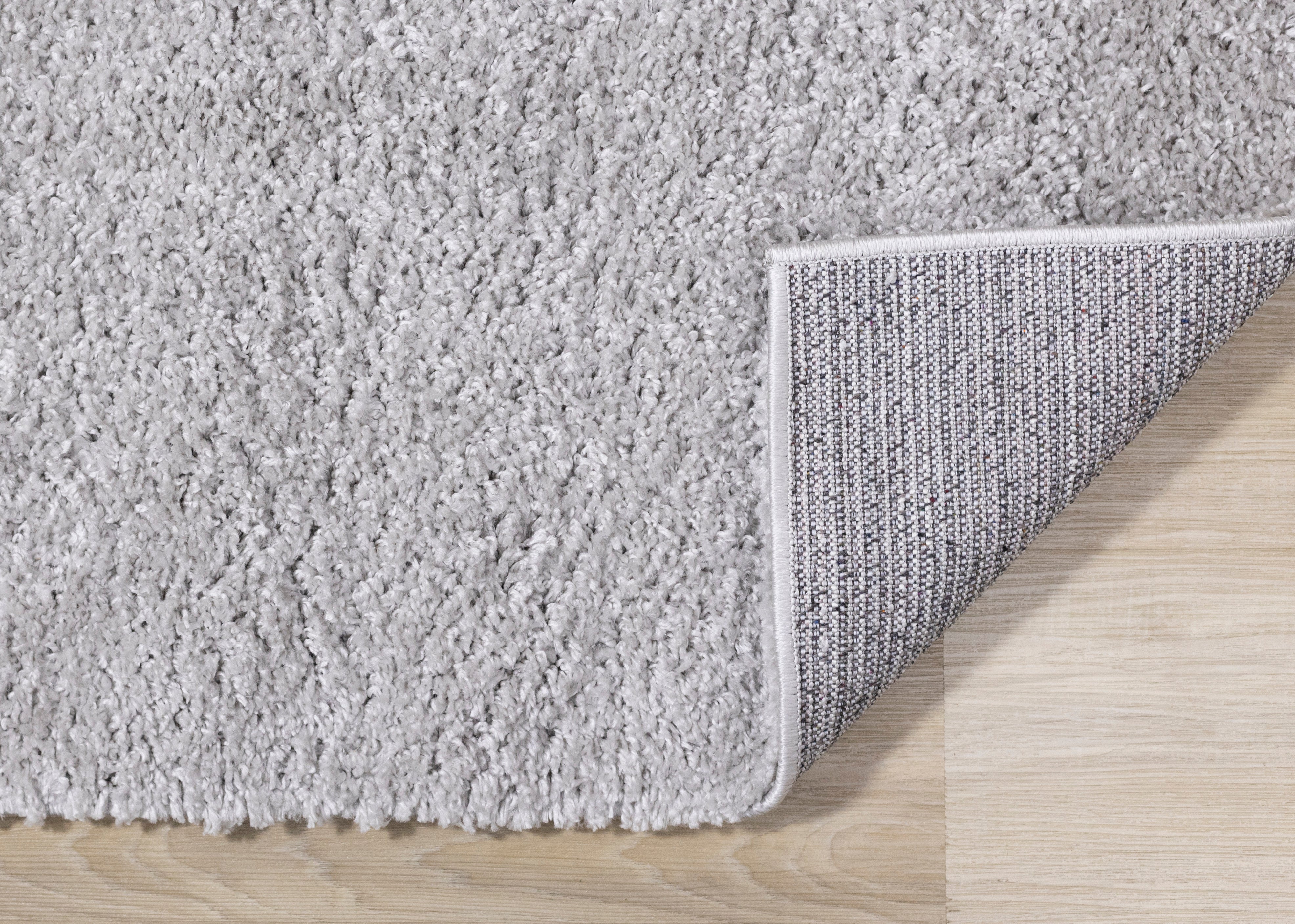 Pascal Light Grey Comfort Shag Rug