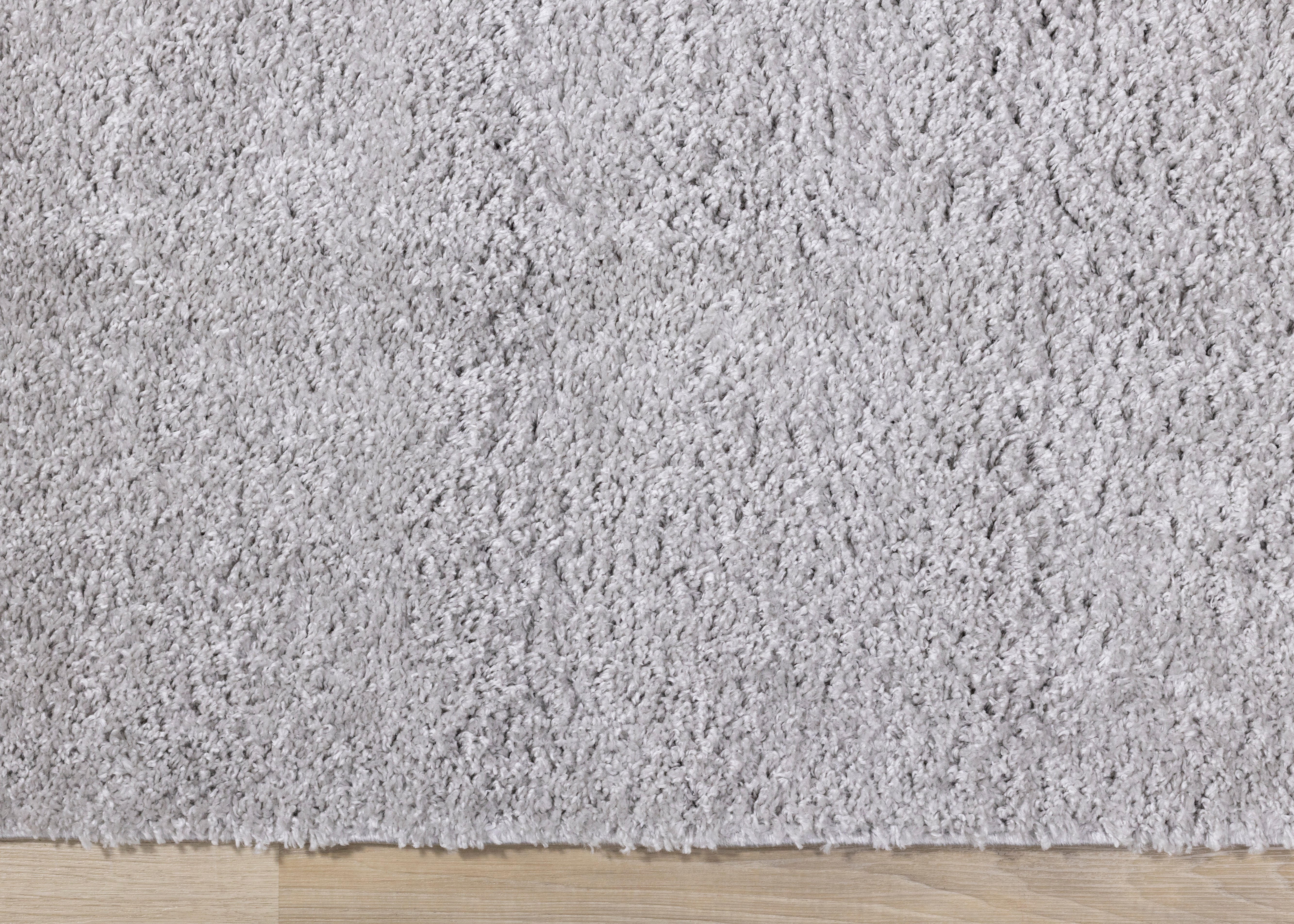 Pascal Light Grey Comfort Shag Rug