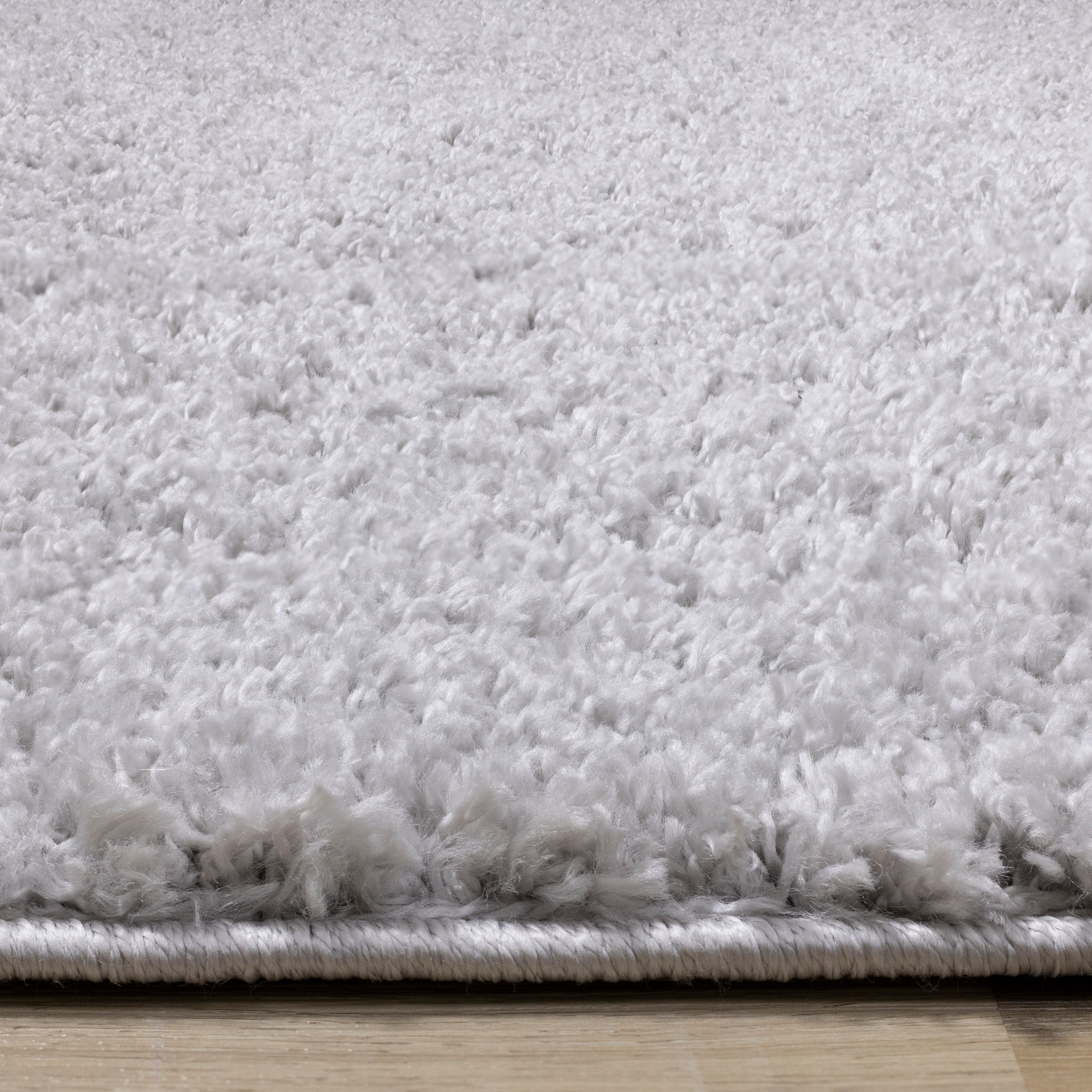 Pascal Light Grey Comfort Shag Rug