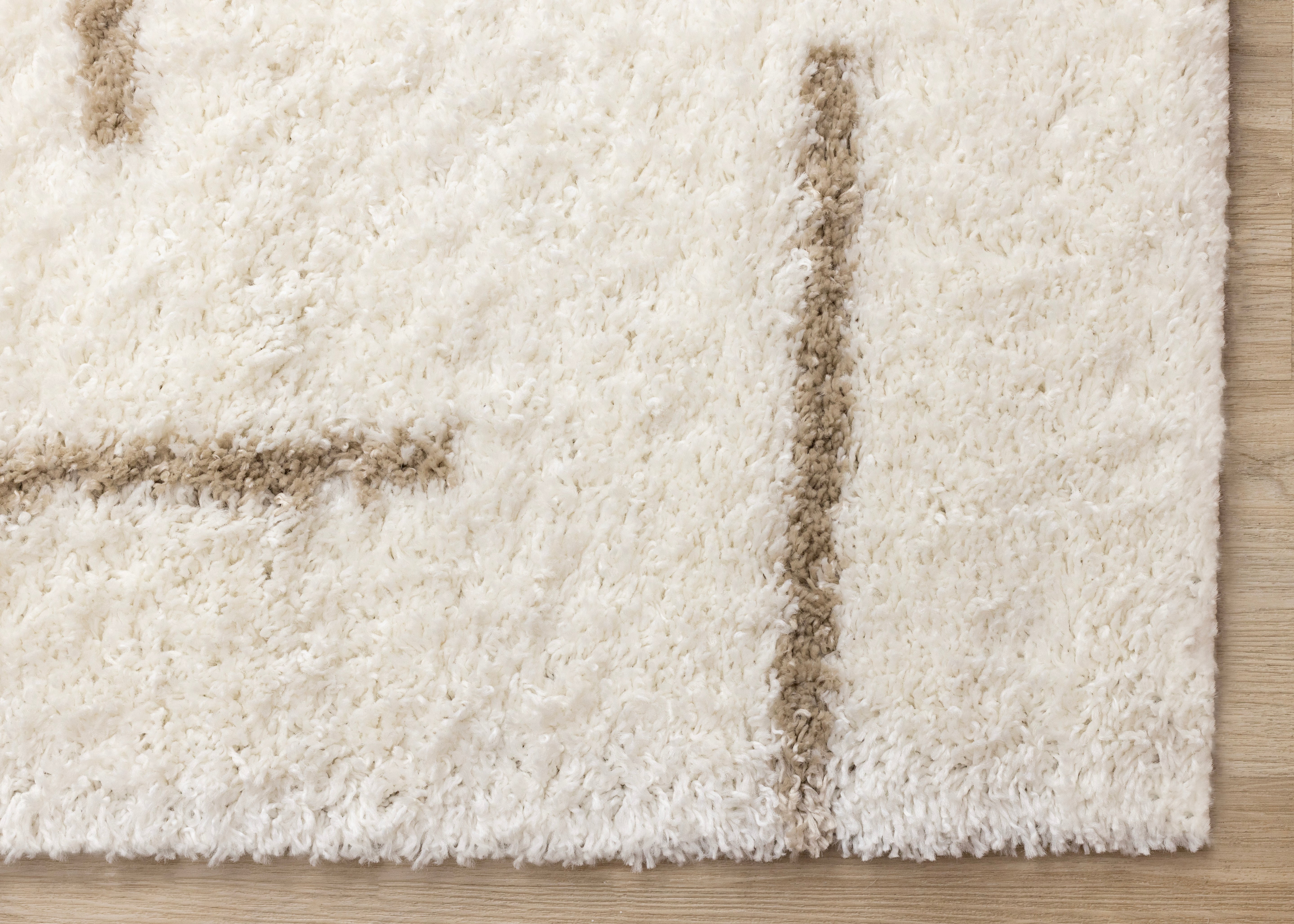 Pascal Cream Beige Scattered Lines Rug