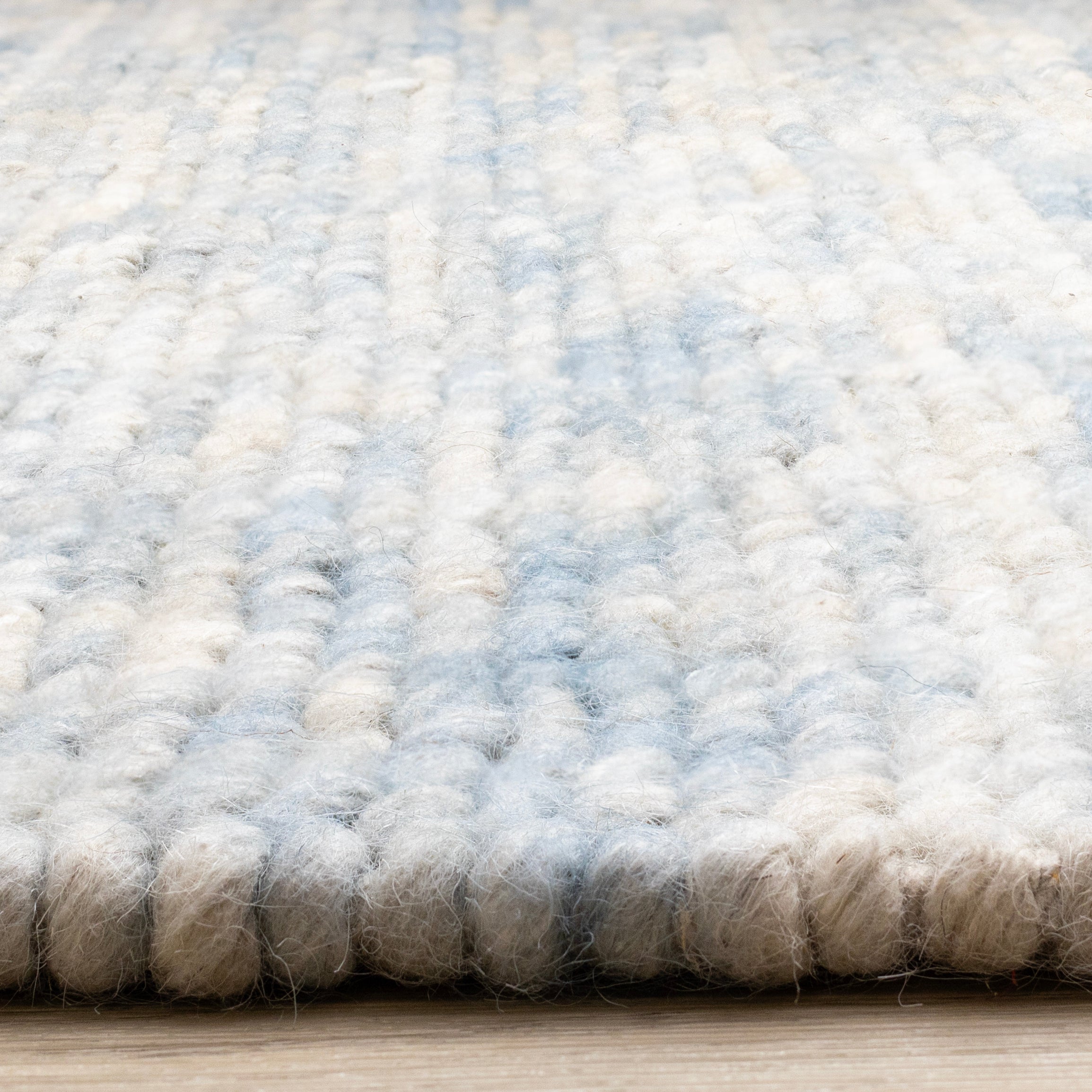 Ripple Blue Beige White Organic Design Rug