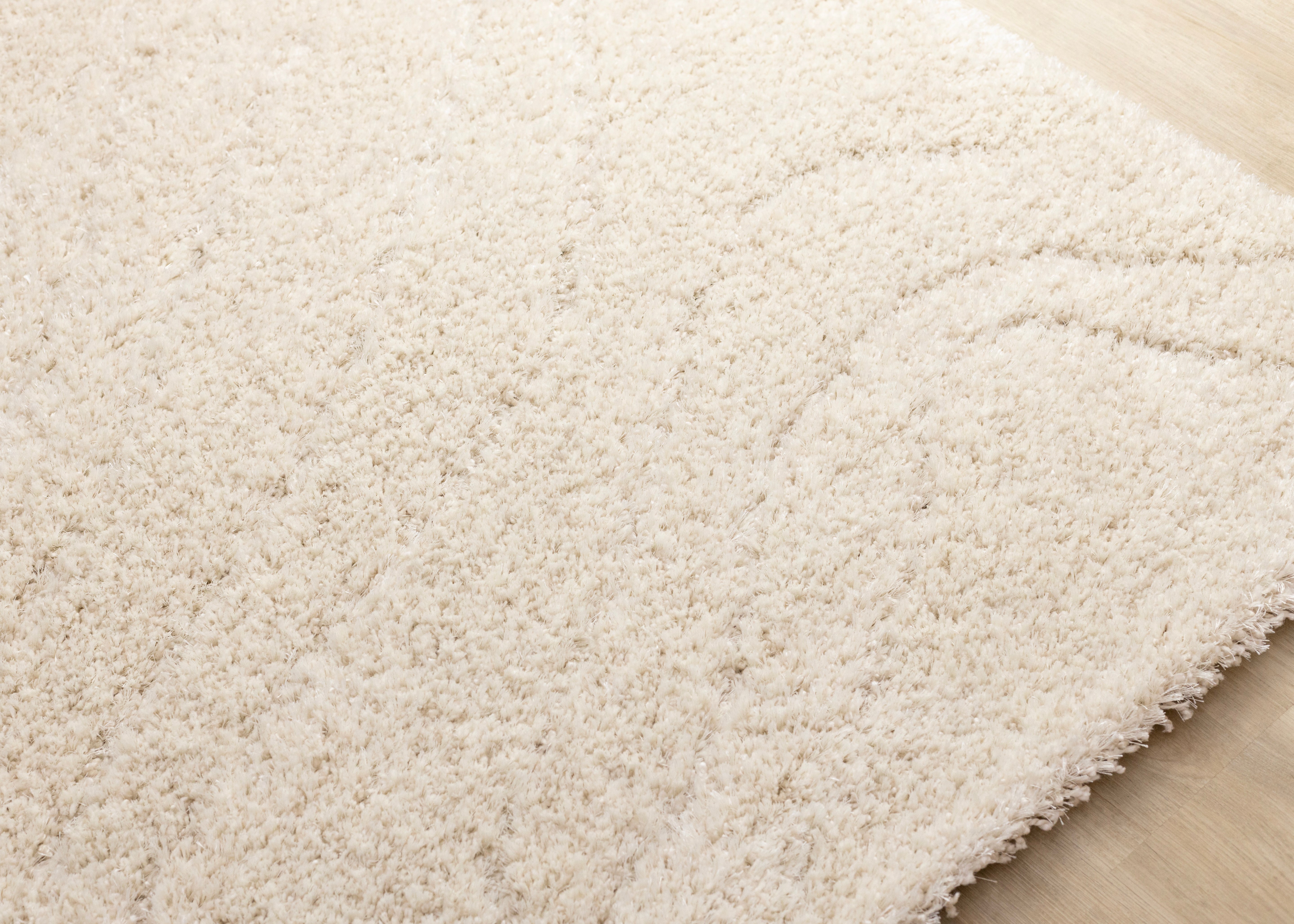 Roman Cream Soft Touch Wood Grain Rug