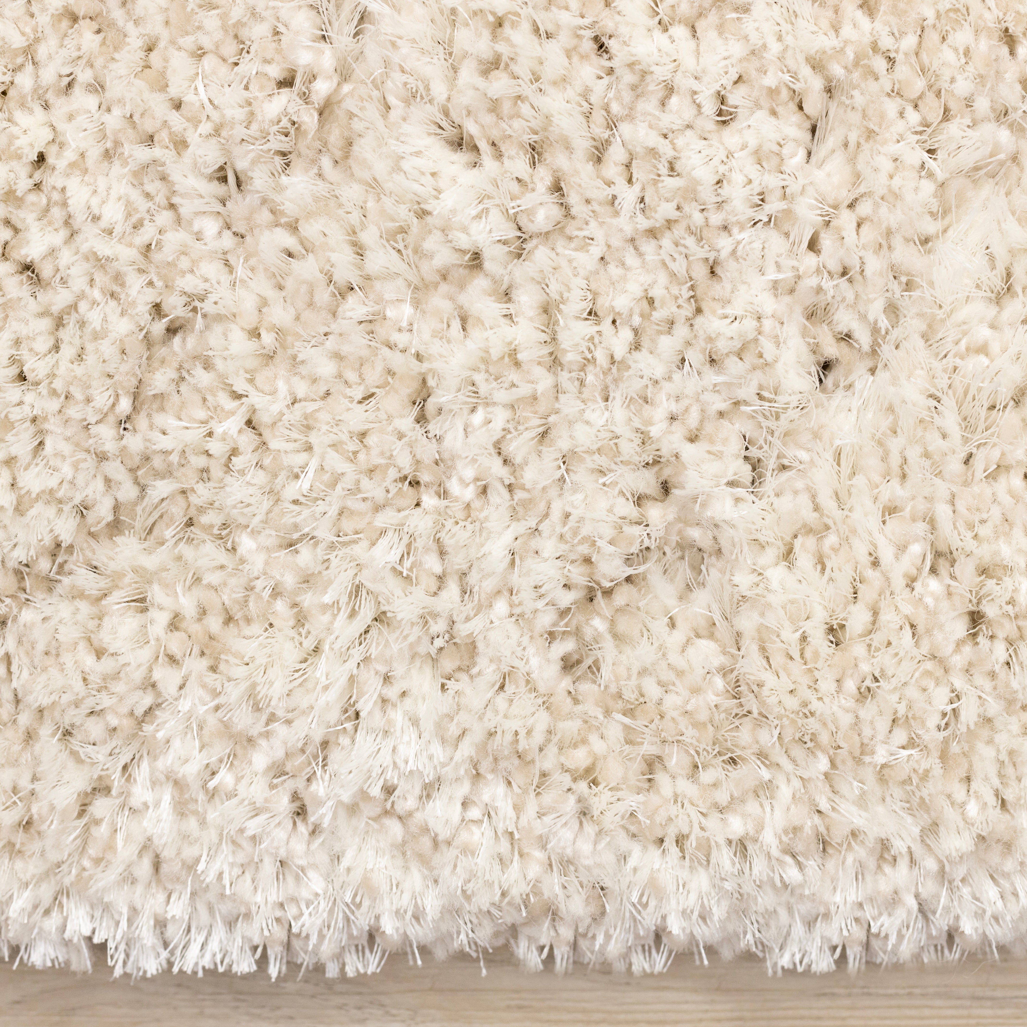 Roman Cream Soft Touch Wood Grain Rug
