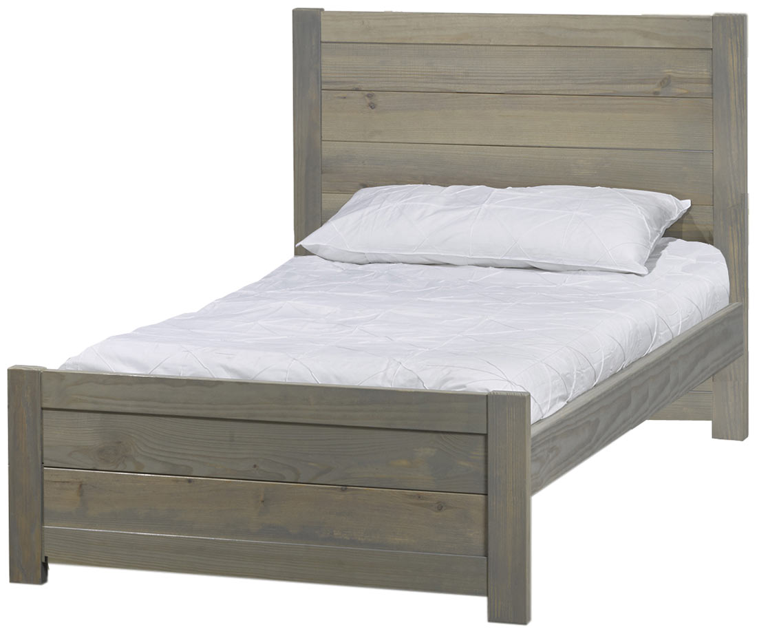 WildRoots Bed, Twin, 43" Headboard and 19" Footboard, By Crate Designs. 43849