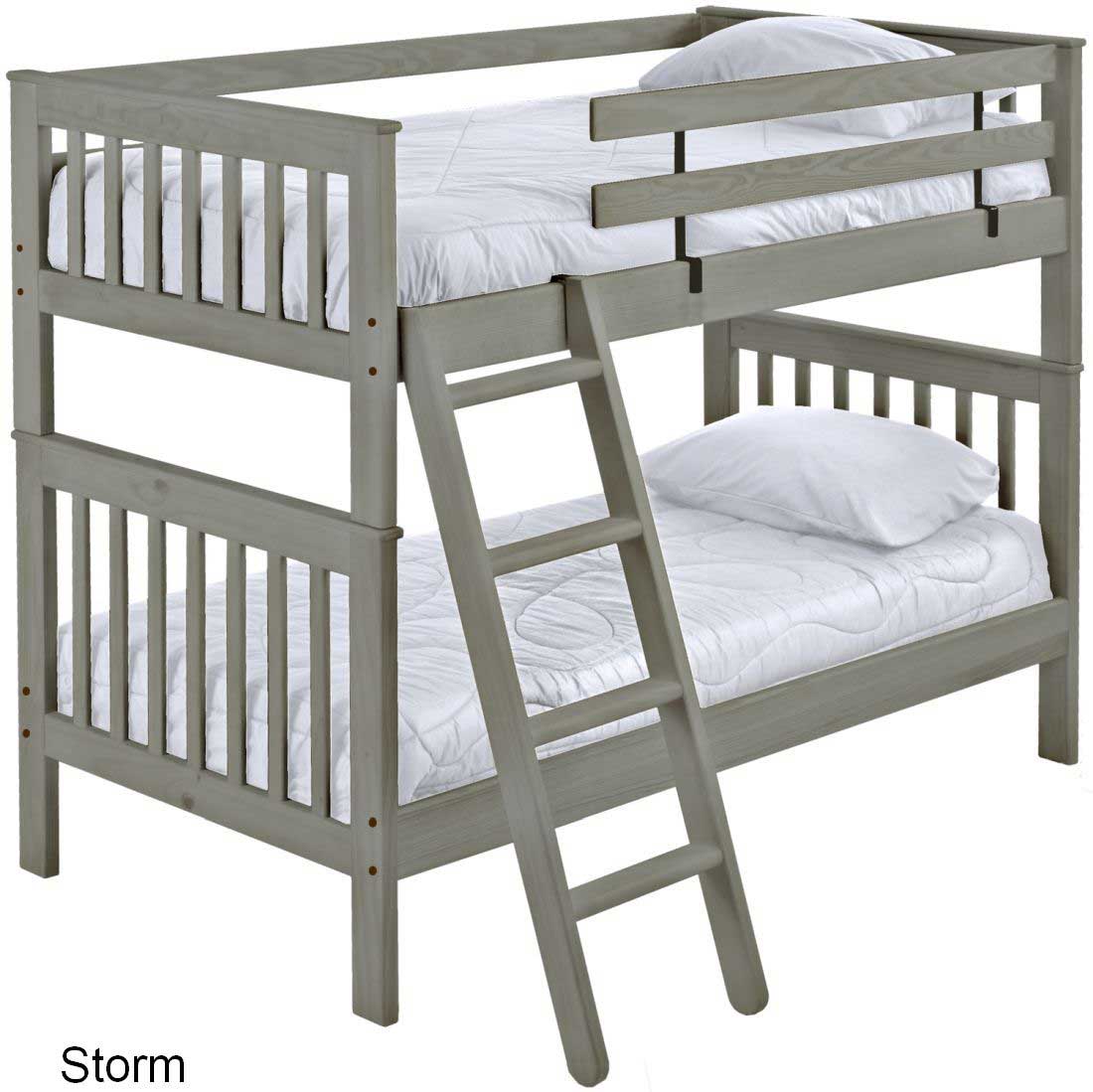 Mission Bunk Bed, Twin Over Twin, By Crate Designs. 4705