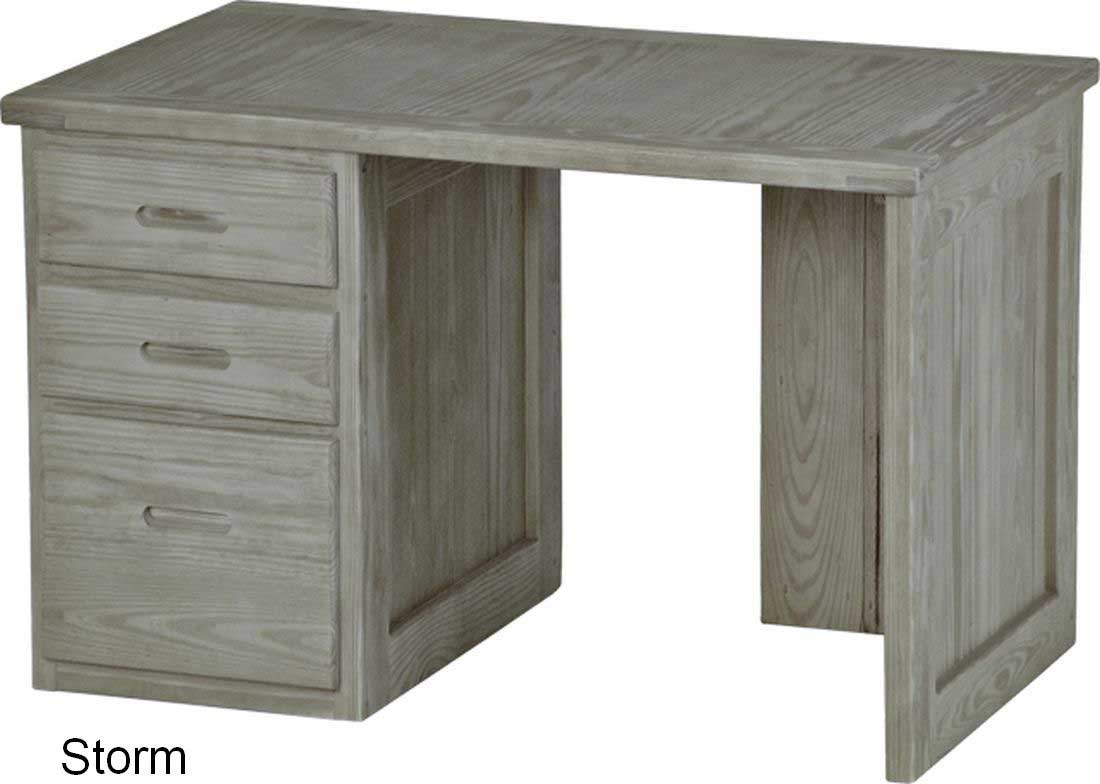 3 Drawer Desk, 46" Wide, By Crate Designs. 6335, 6352