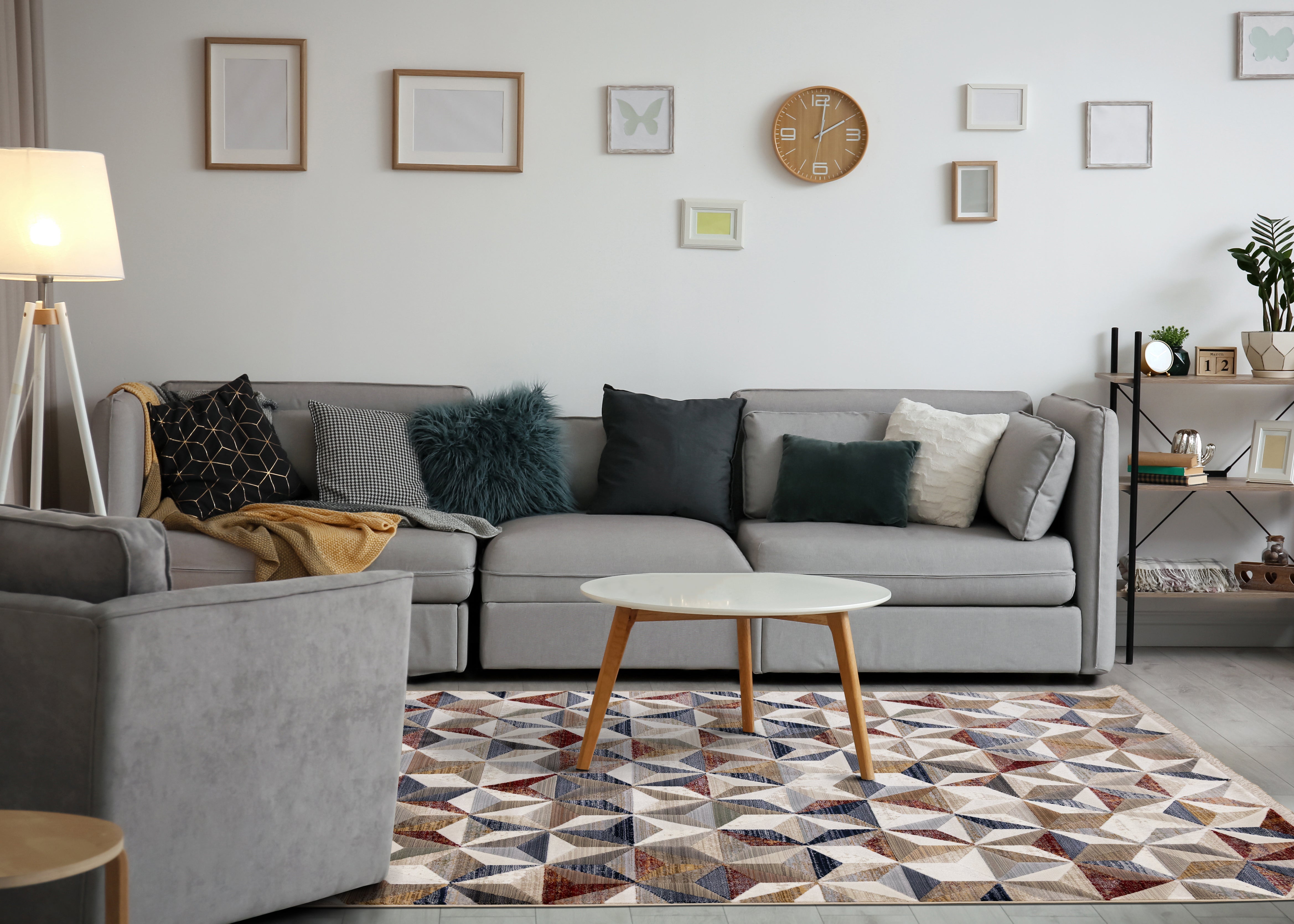 Samira Geometric Star Rug