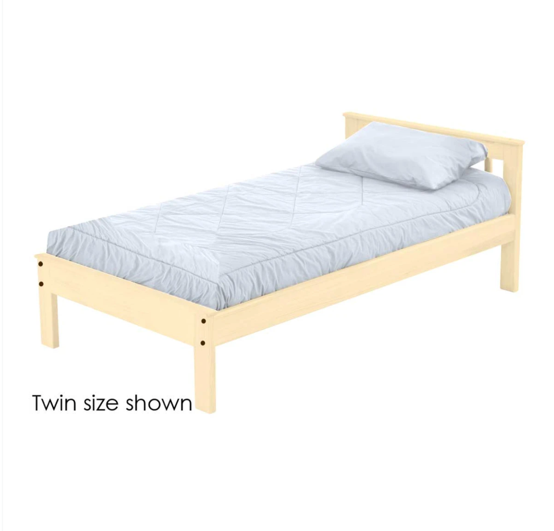 Mission Bed, Queen, 29" Headboard and 17" Footboard, By Crate Designs. 4997
