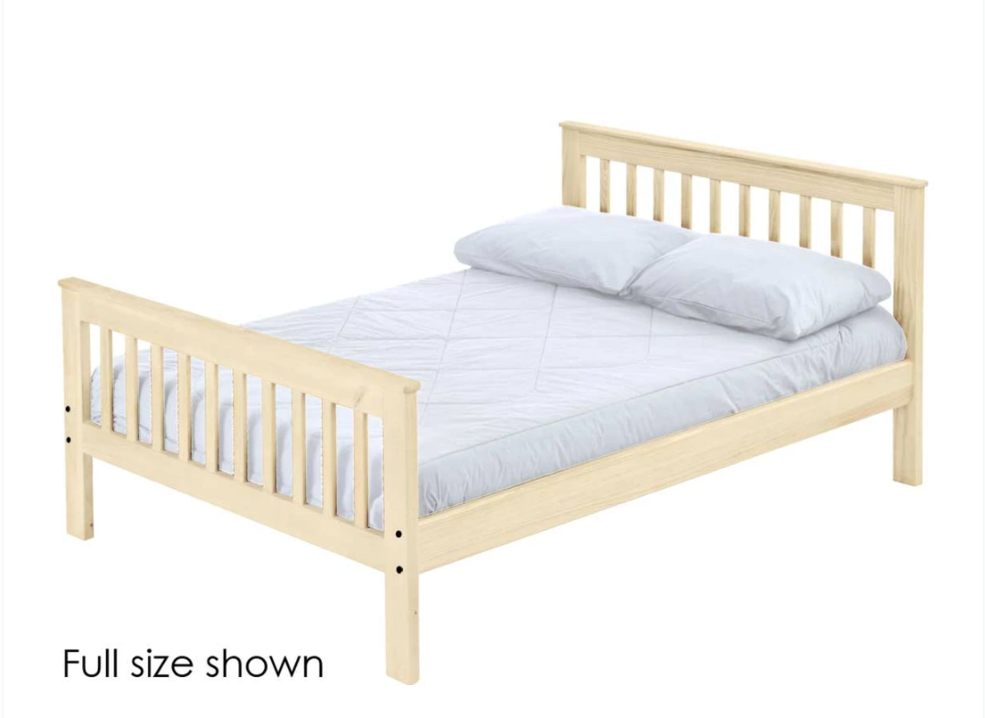Mission Bed, Queen, 36" Headboard and 29" Footboard, By Crate Designs. 4969