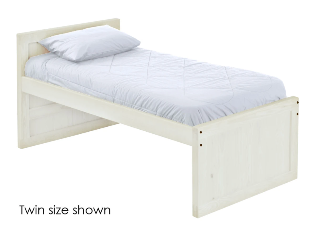 Captain's Bed, Queen, 39" Headboard and 26" Footboard By Crate Designs. 4511