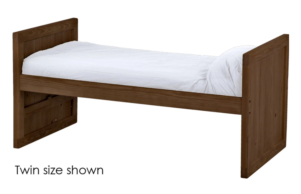 Captain's Day Bed, Queen, 39" Headboard and Footboard By Crate Designs. 4512