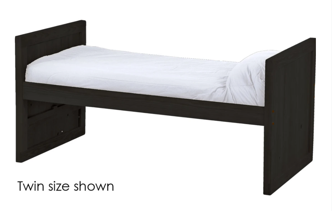 Captain's Day Bed, Queen, 39" Headboard and Footboard By Crate Designs. 4512