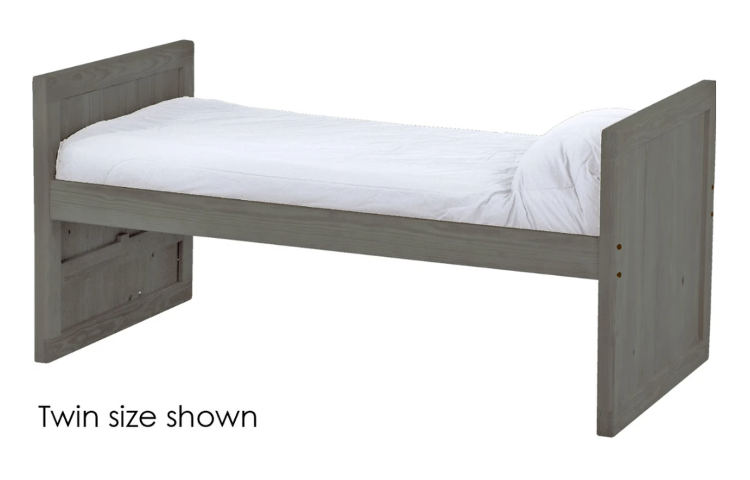 Captain's Day Bed, Queen, 39" Headboard and Footboard By Crate Designs. 4512