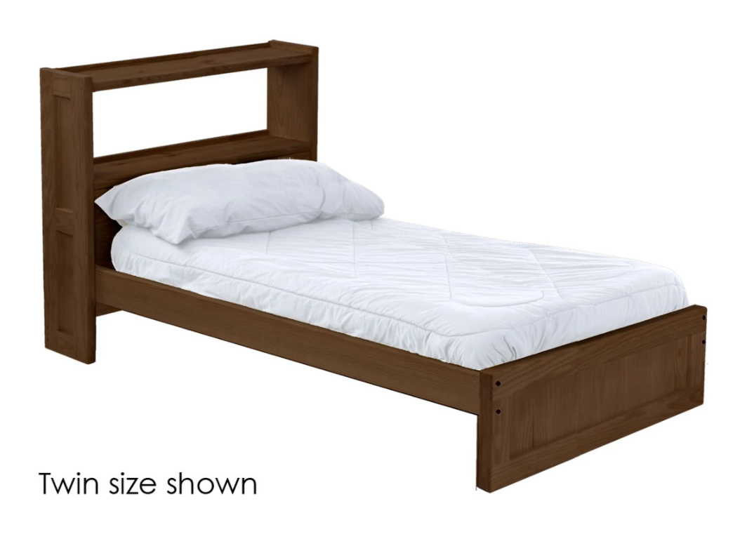 Bookcase Bed, King, By Crate Designs. 4636