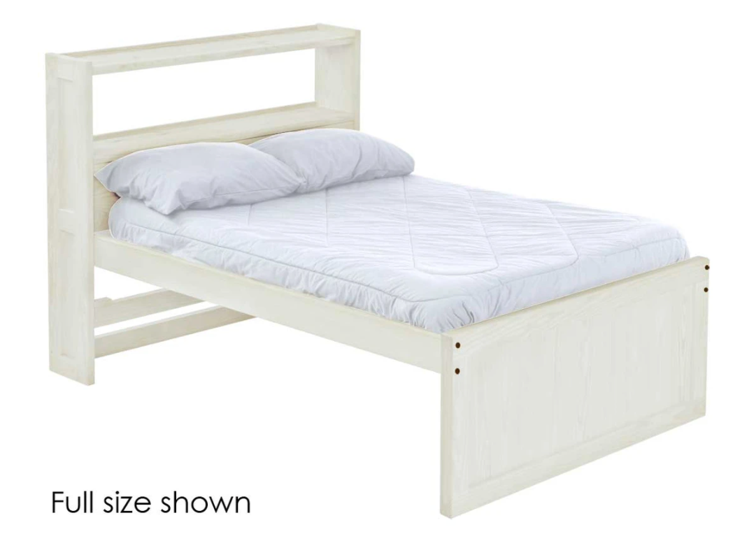 Captain's Bookcase Bed, Queen, By Crate Designs. 4555