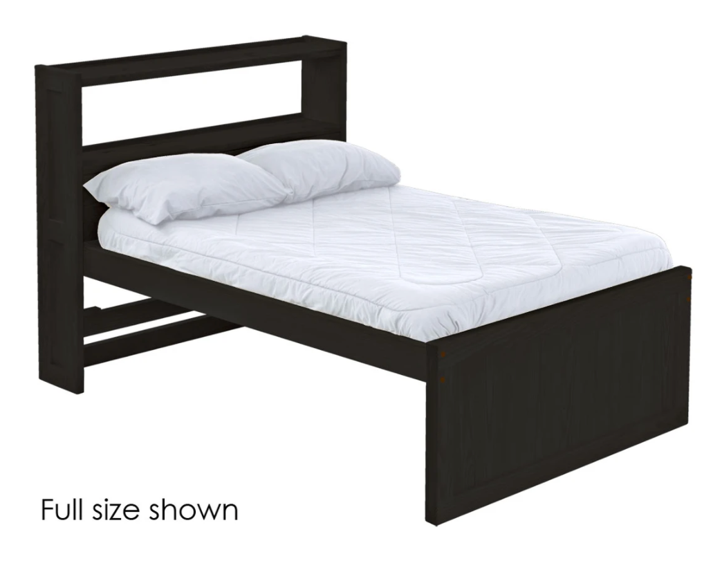Captain's Bookcase Bed, Queen, By Crate Designs. 4555