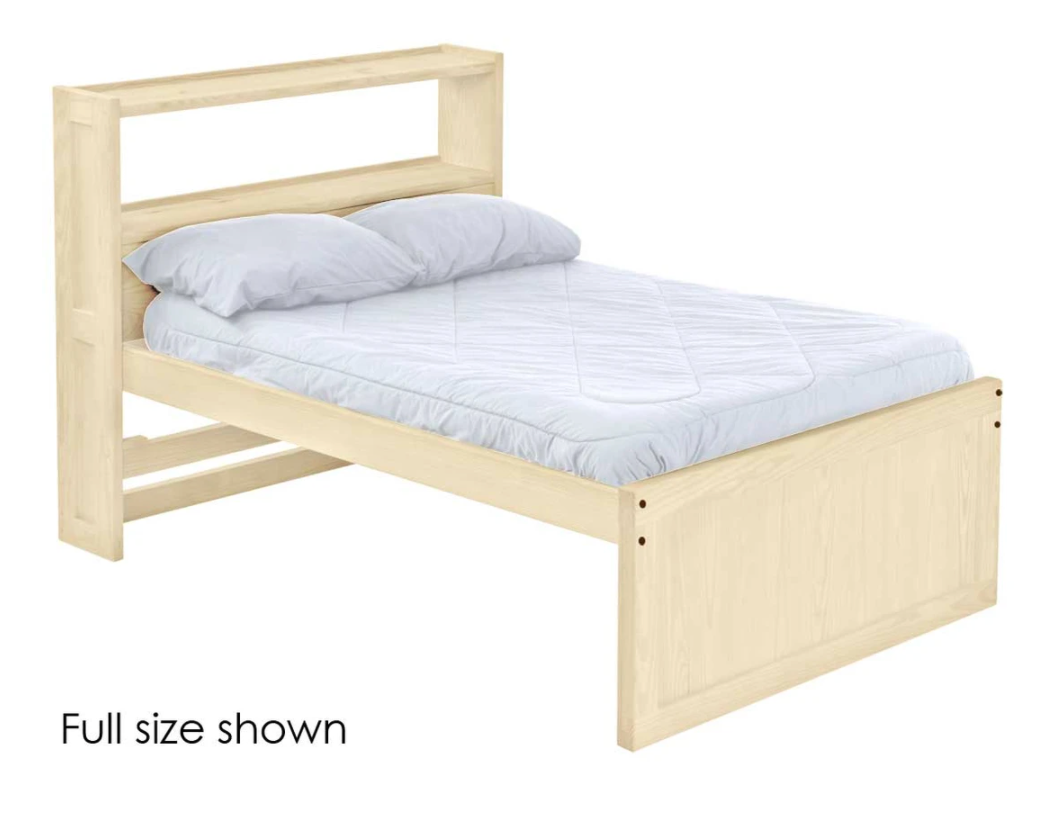 Captain's Bookcase Bed, Queen, By Crate Designs. 4555