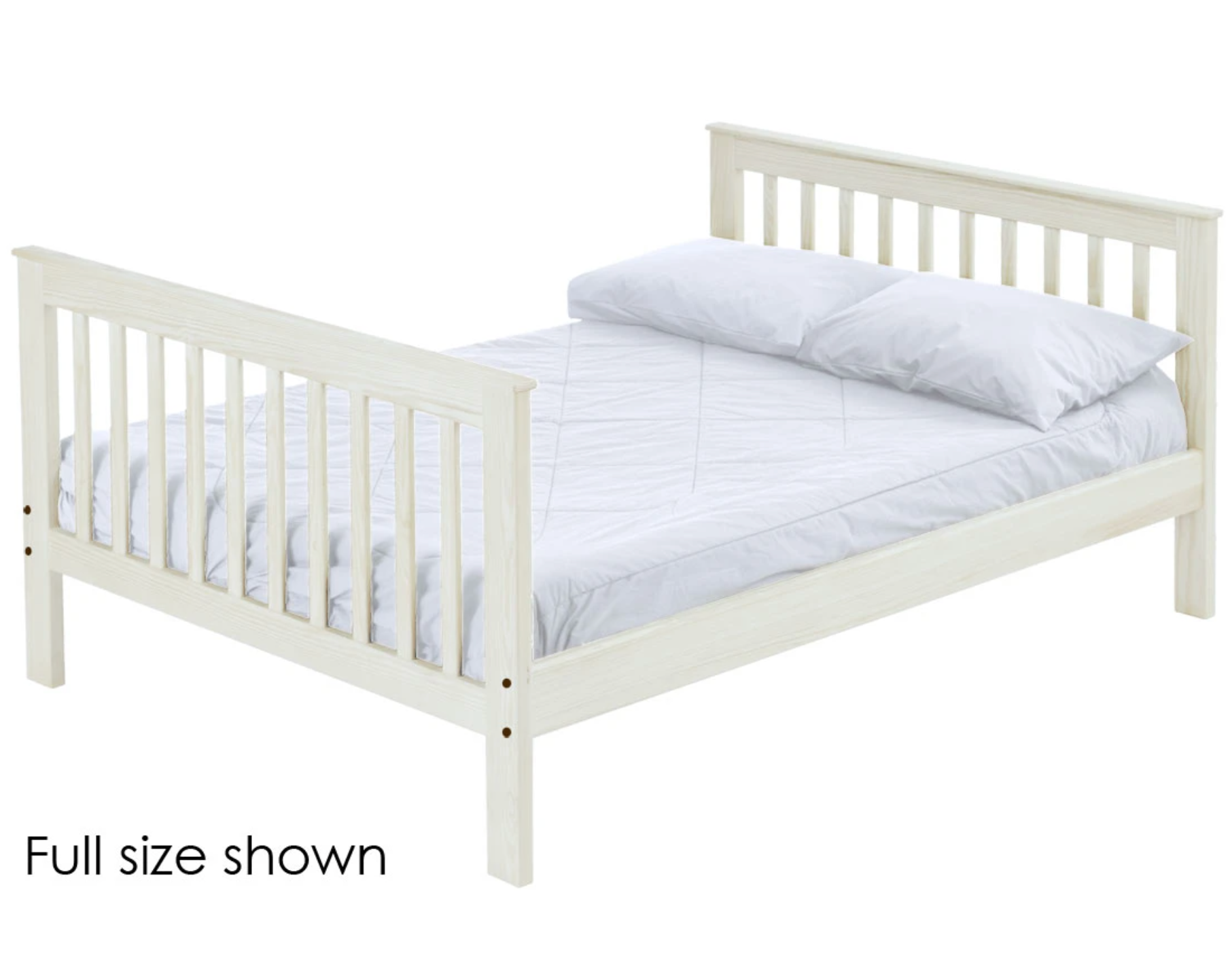 Mission Lower Bunk Bed, Queen, By Crate Designs. 4728
