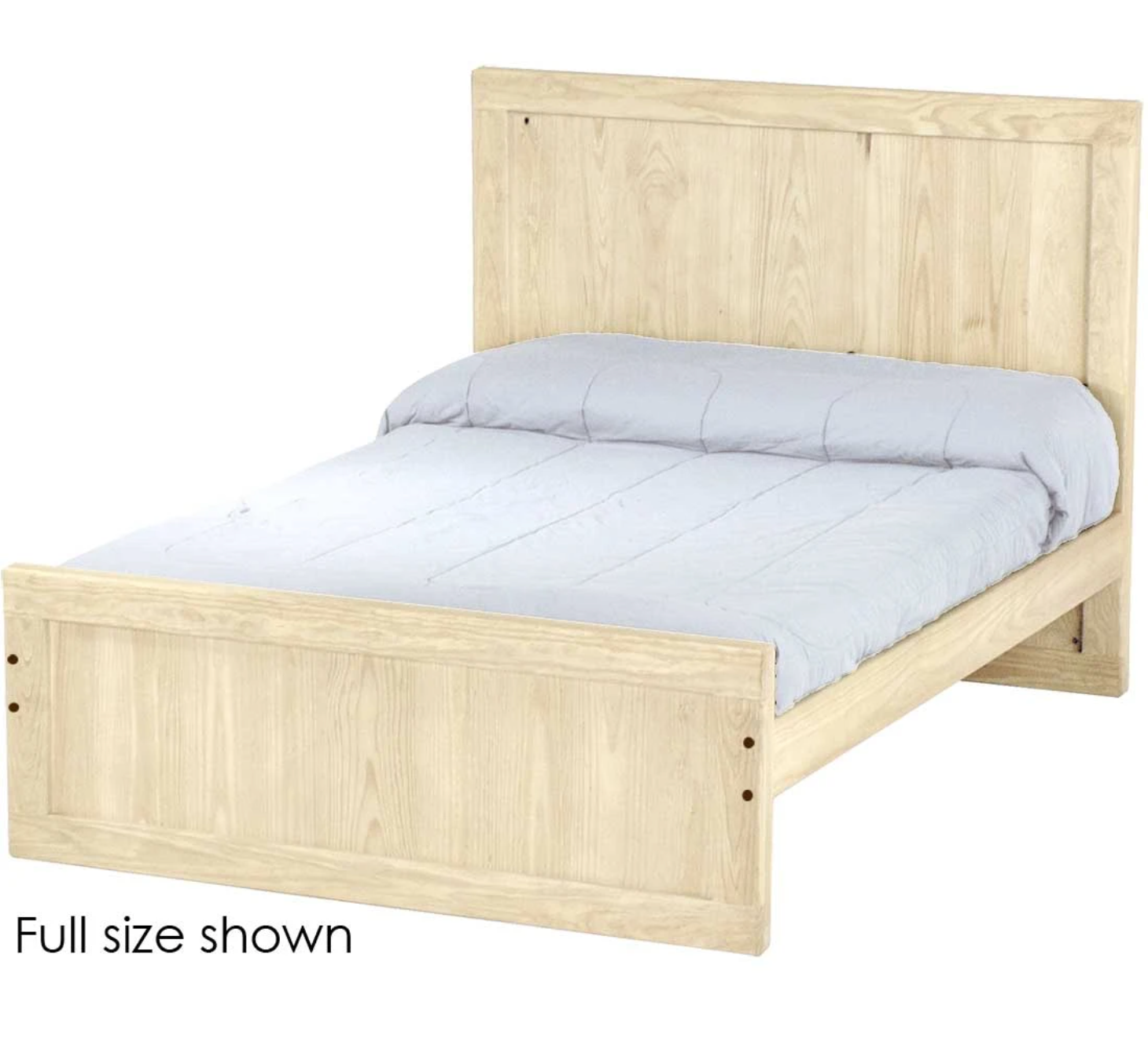 Panel Bed, 48" Headboard and 22" Footboard, King, By Crate Designs. 4682