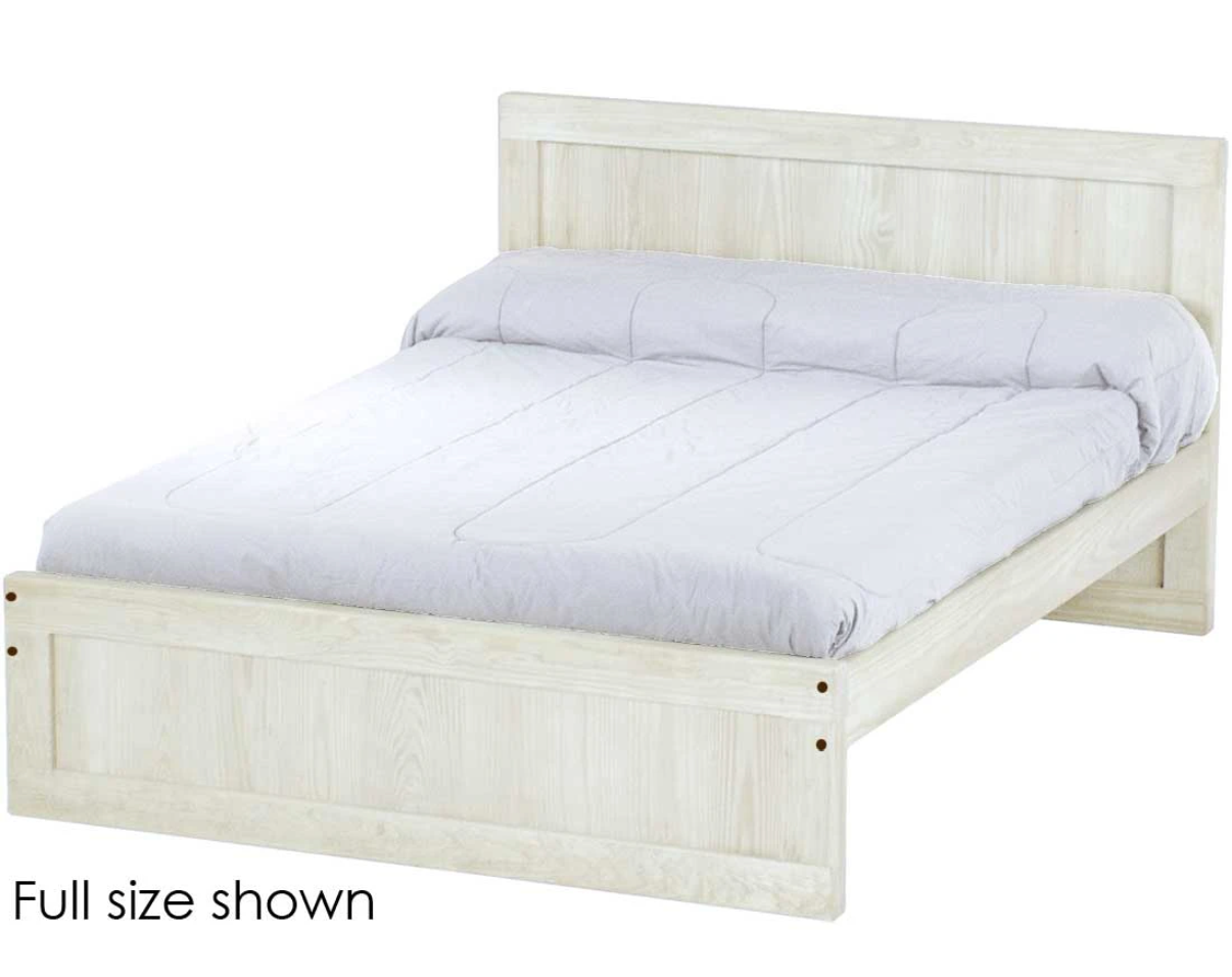 Panel Bed, Full, 37" Headboard and 16" Footboard, By Crate Designs. 4476