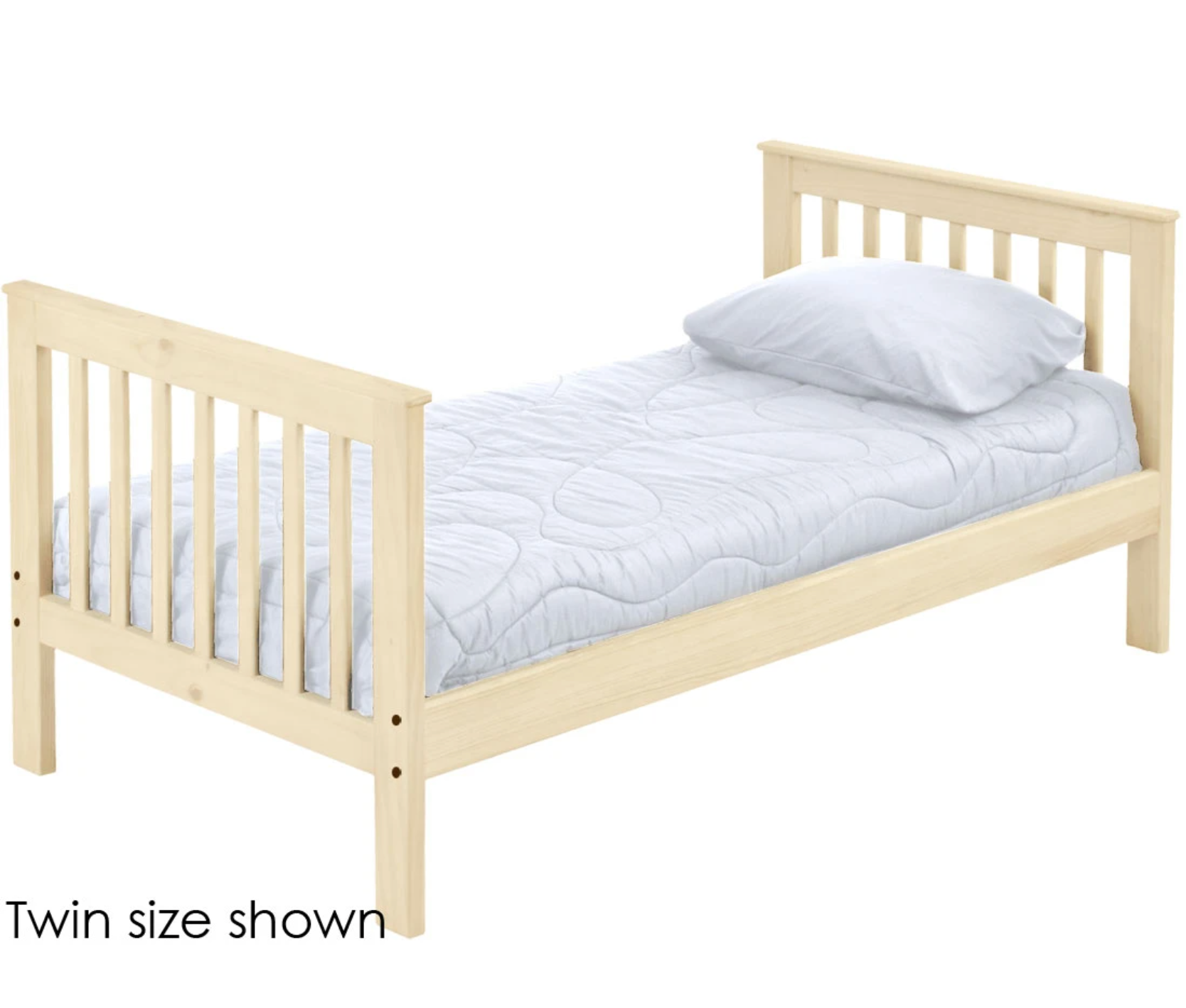 Mission Lower Bunk Bed, Twin, By Crate Designs. 4725
