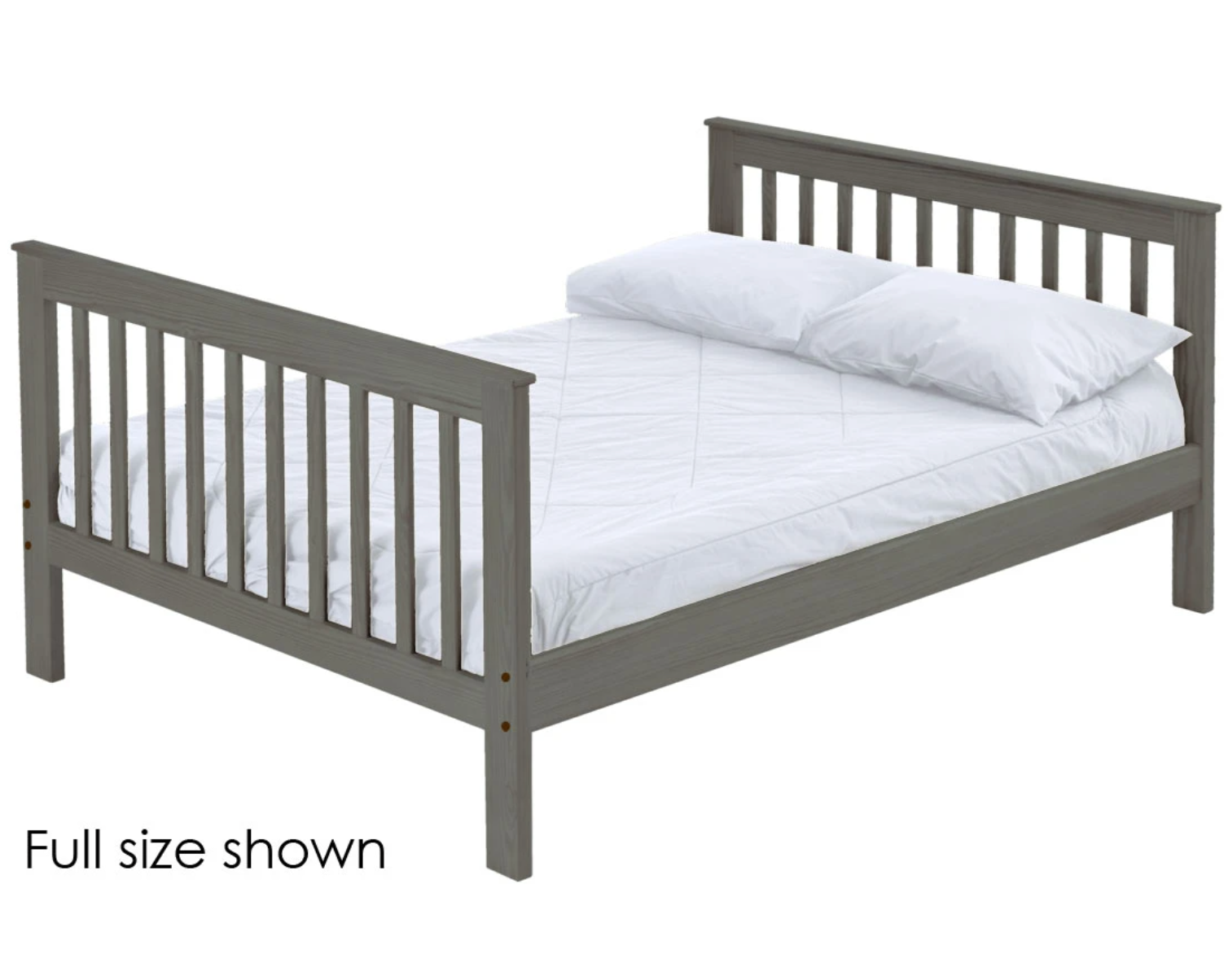 Mission Lower Bunk Bed, Queen, By Crate Designs. 4728