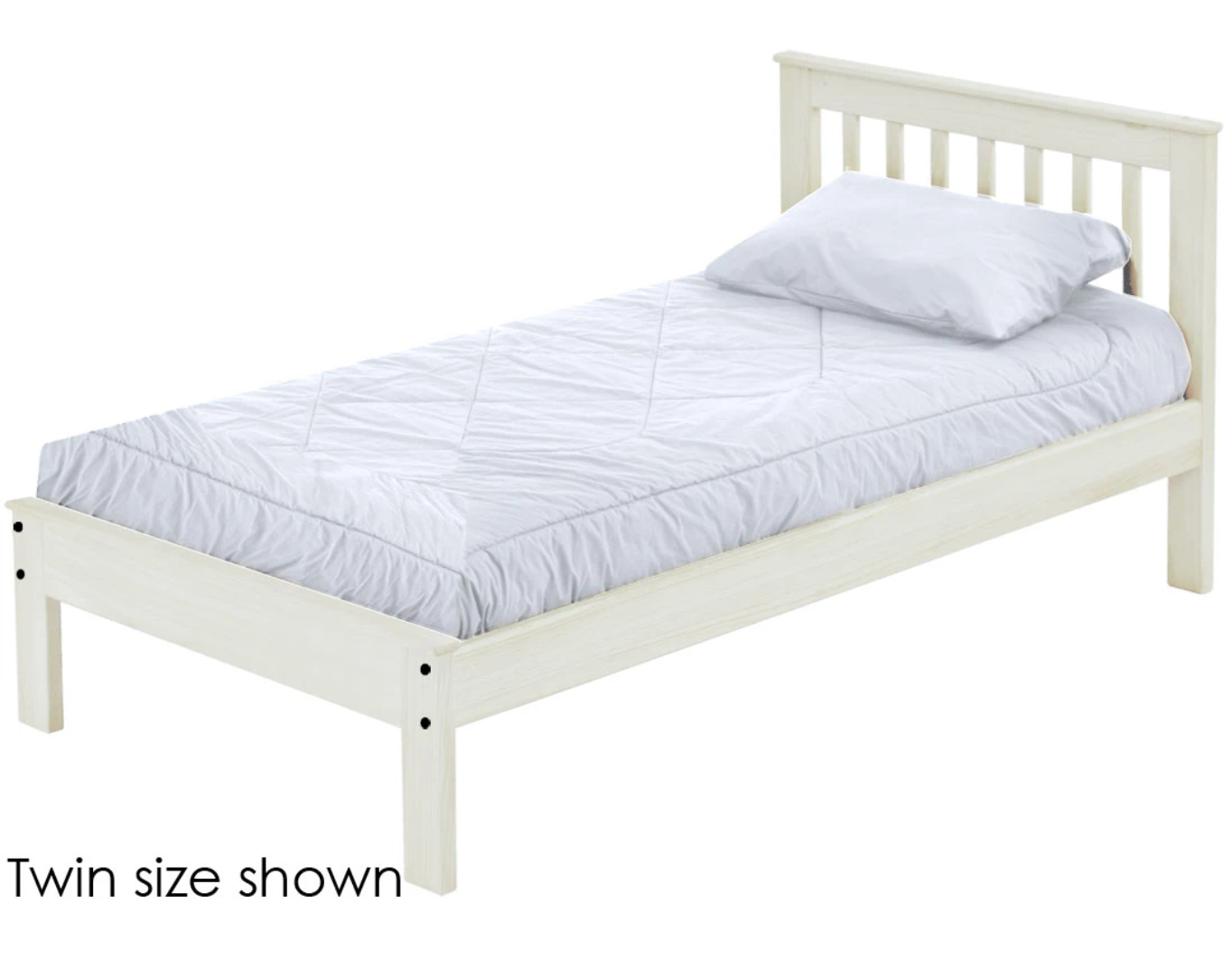 Mission Bed, Full, By Crate Designs. 4867
