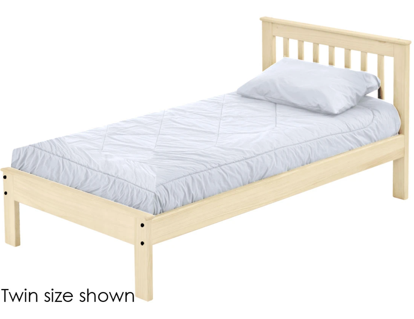 Mission Bed, Full, By Crate Designs. 4867