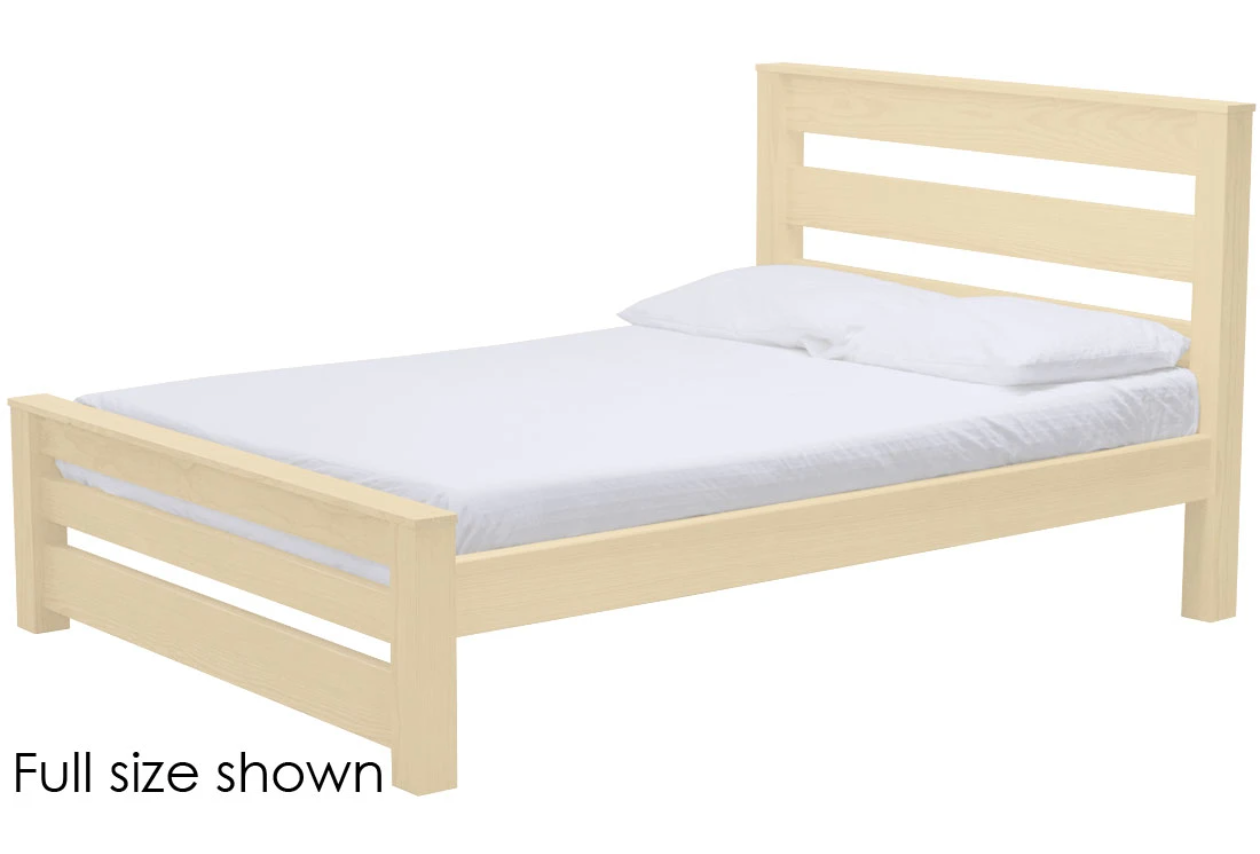 TimberFrame Bed, Queen, 43" Headboard and 18" Footboard, By Crate Designs. 45928