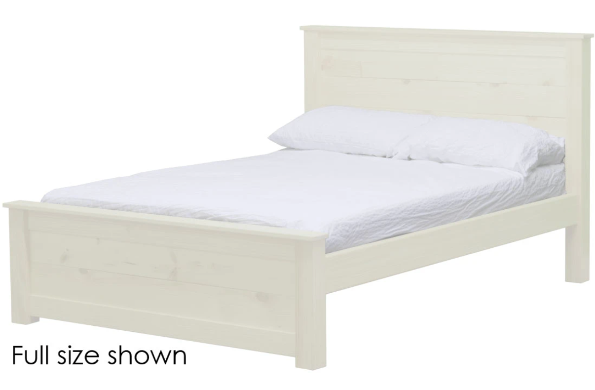 HarvestRoots Bed, King, 43" Headboard and 19" Footboard, By Crate Designs. 46539
