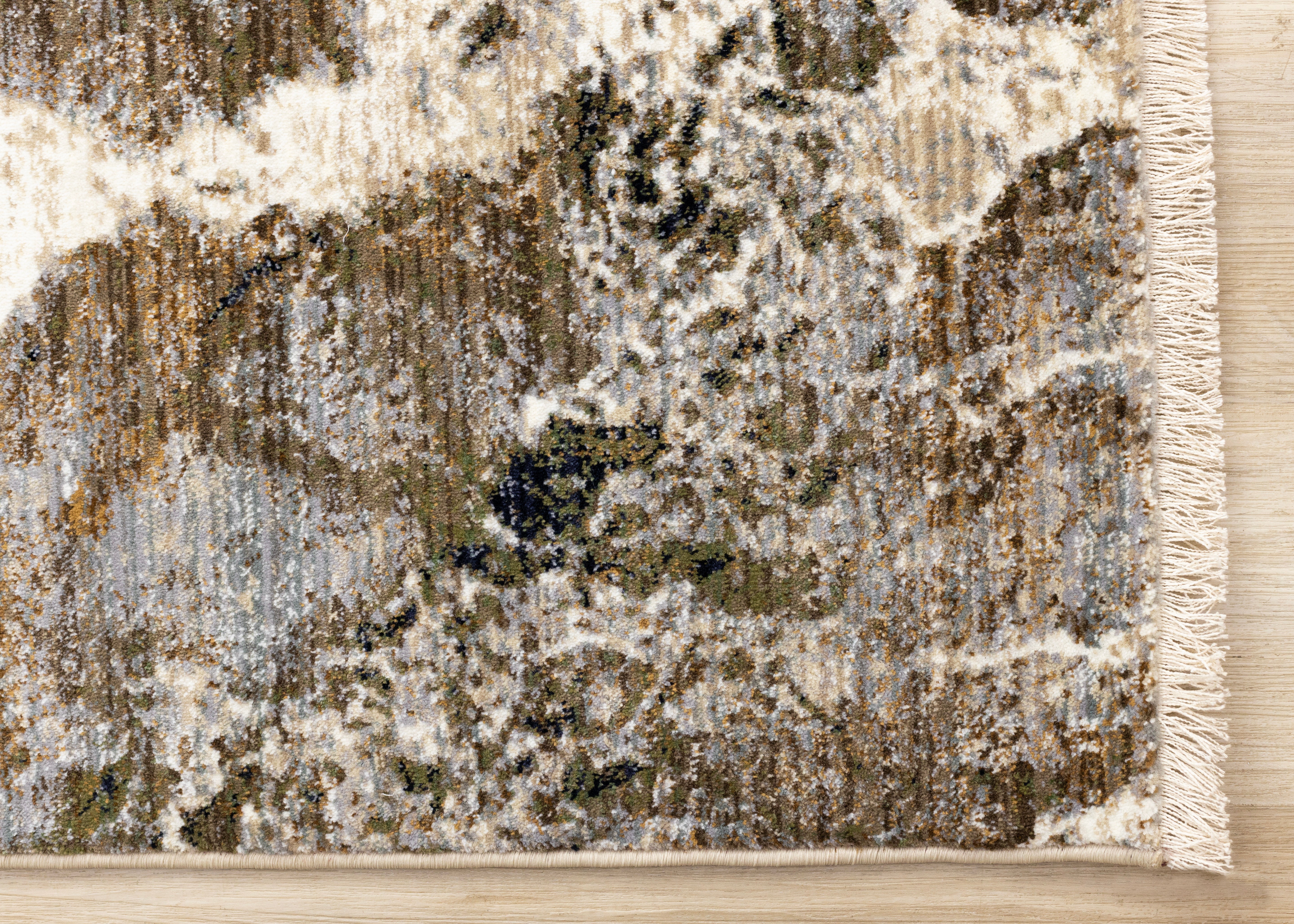 Serene Multi Distressed Marble Rug
