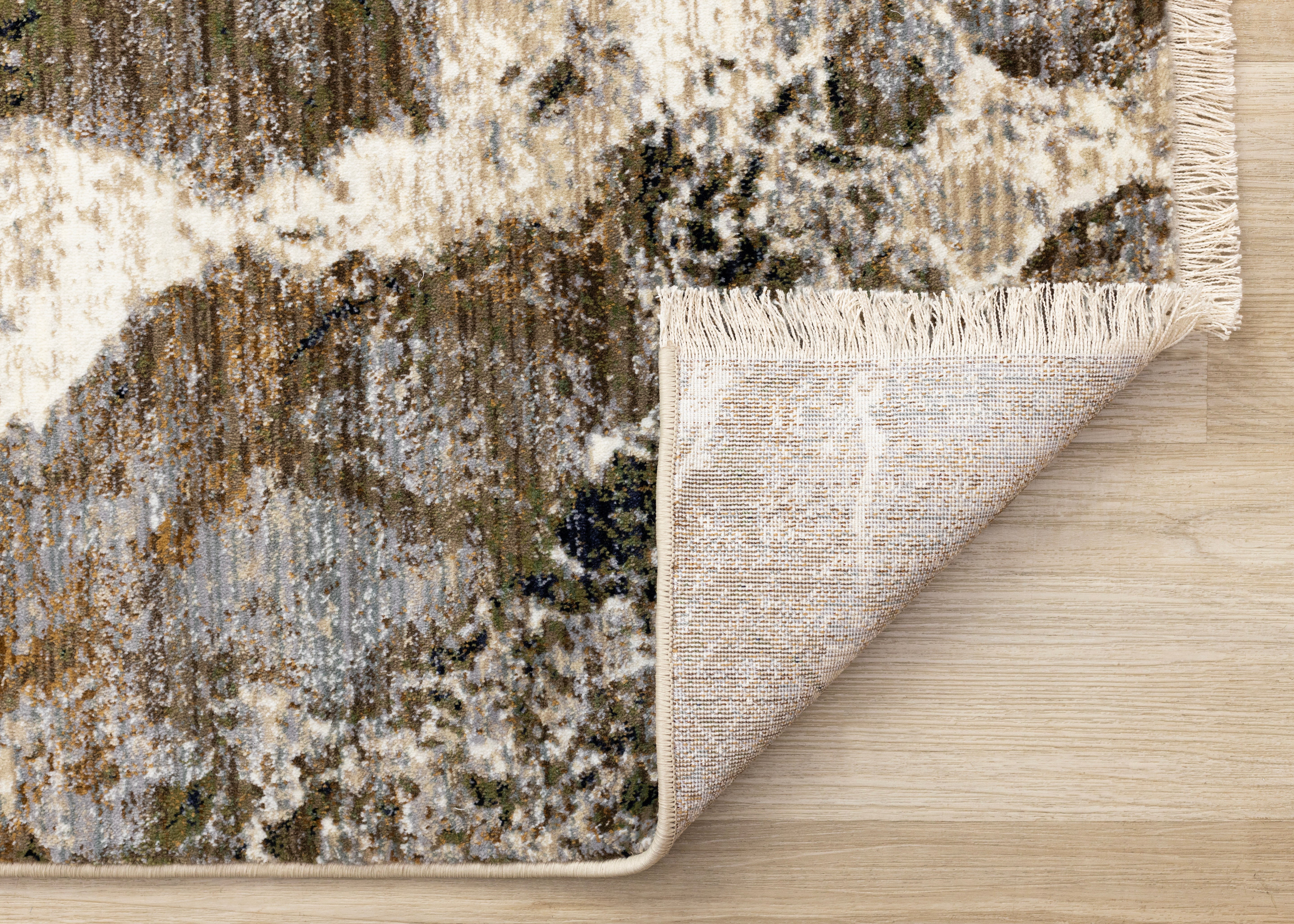 Serene Multi Distressed Marble Rug