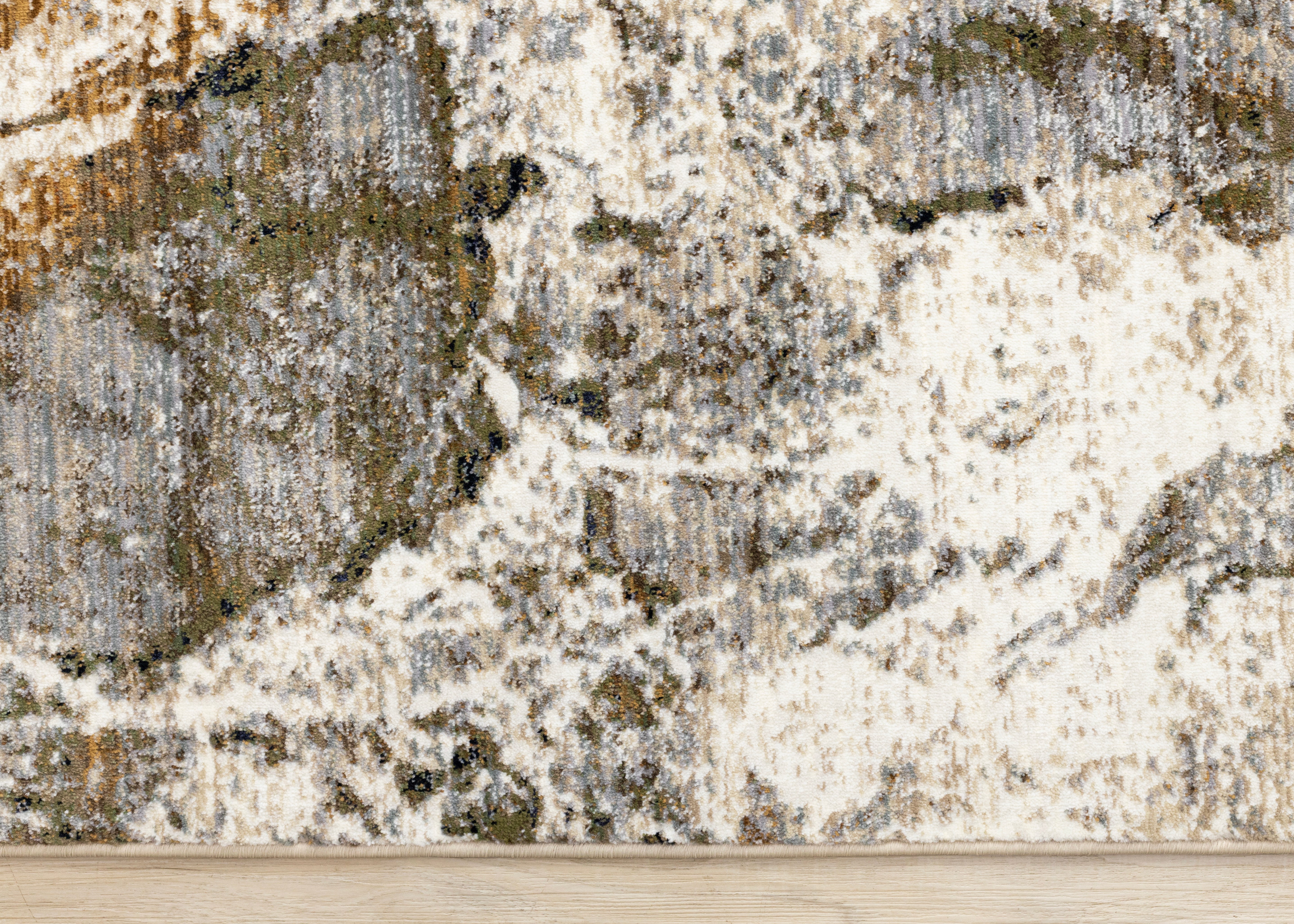 Serene Multi Distressed Marble Rug