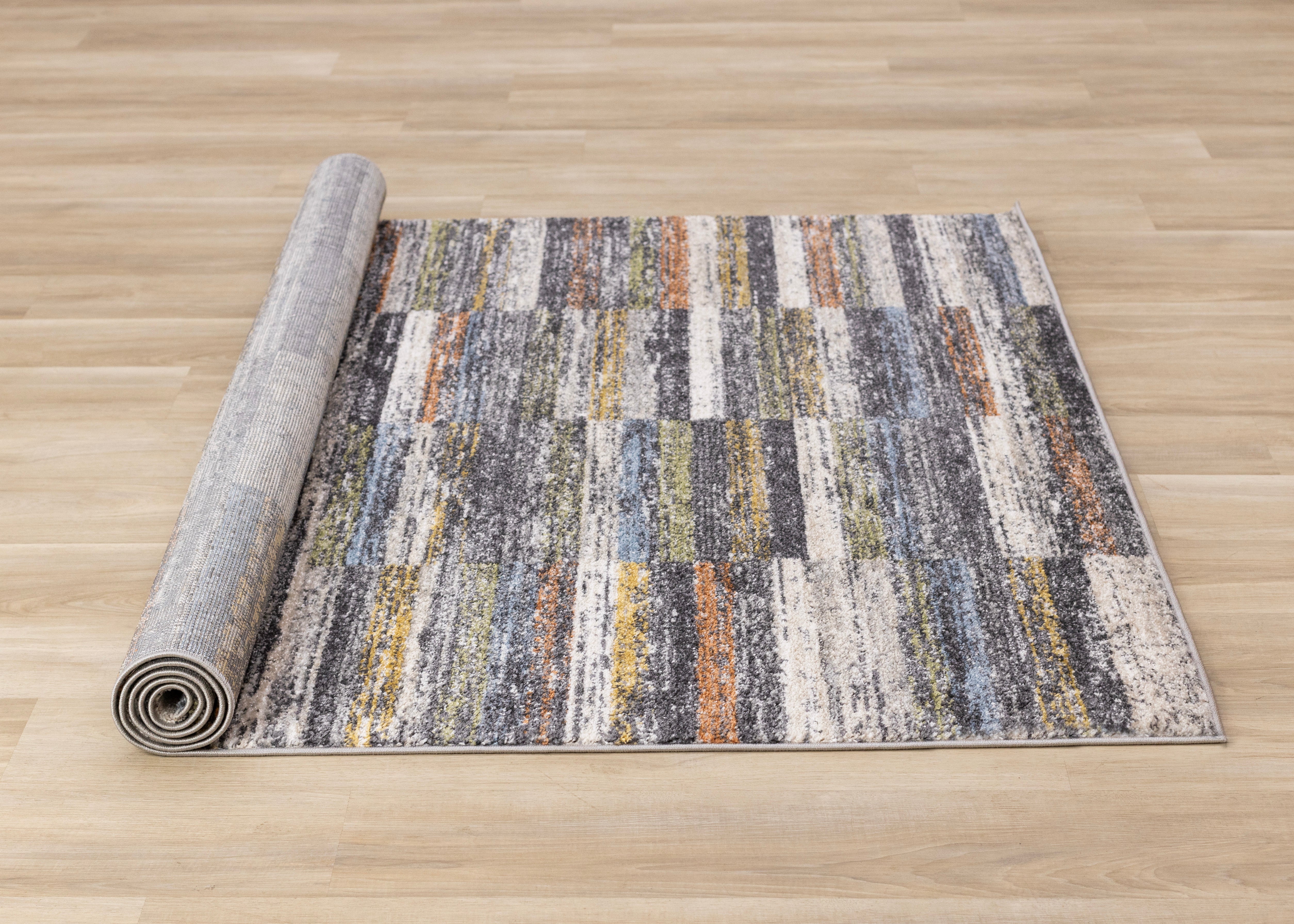 Swift Multi Distressed Columns Rug