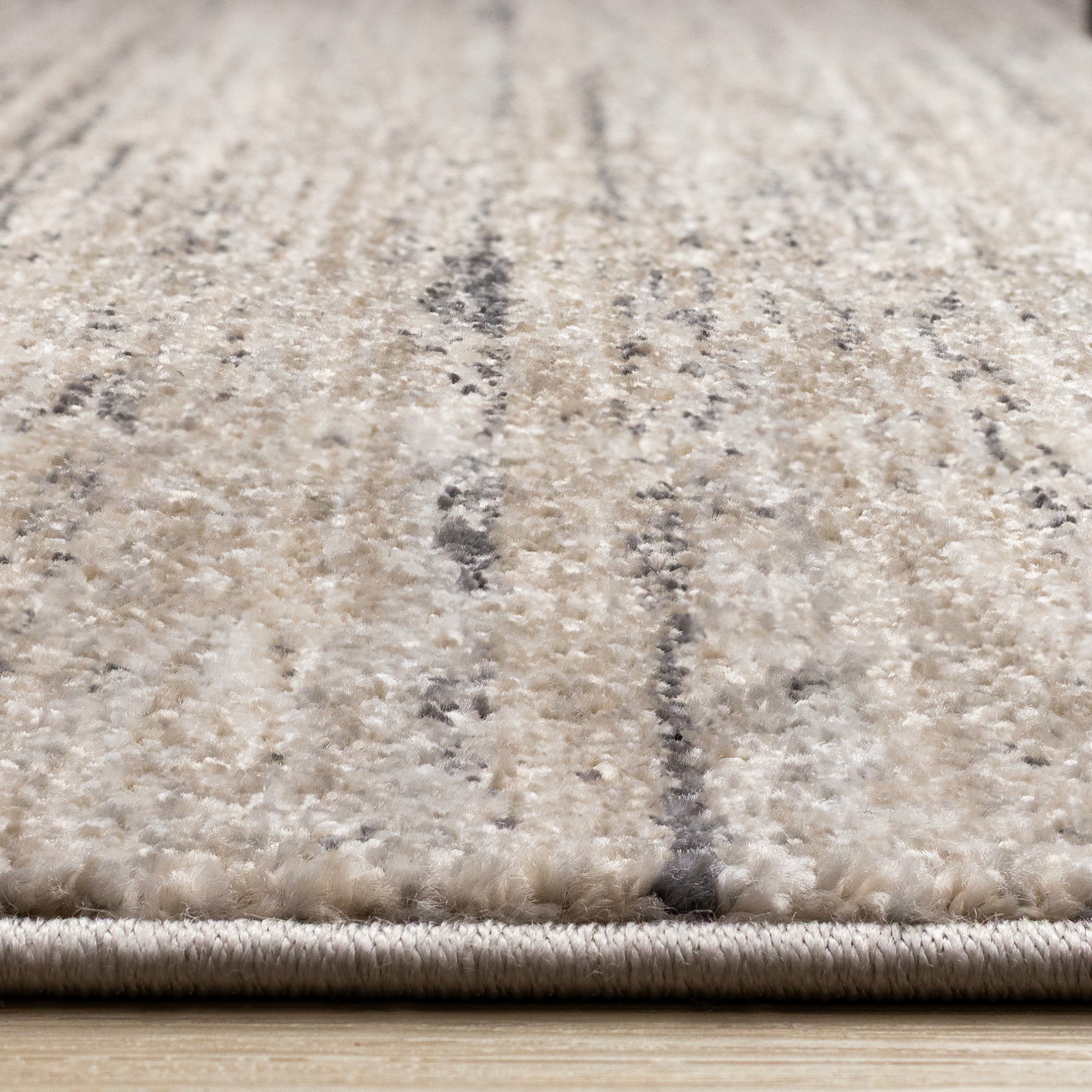Swift Grey White Taupe Distressed Rug