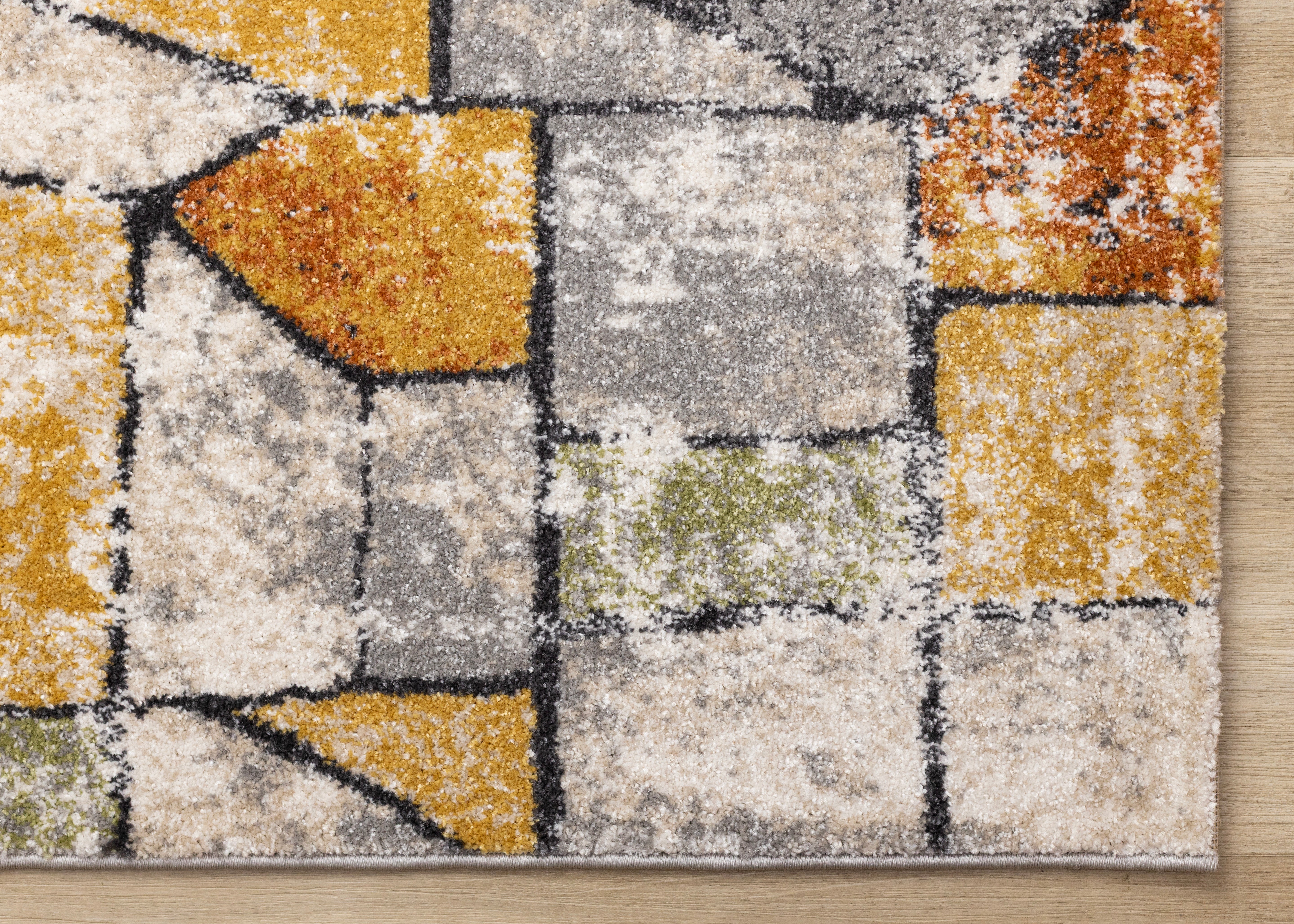 Swift Multi Stain Glass Design Rug