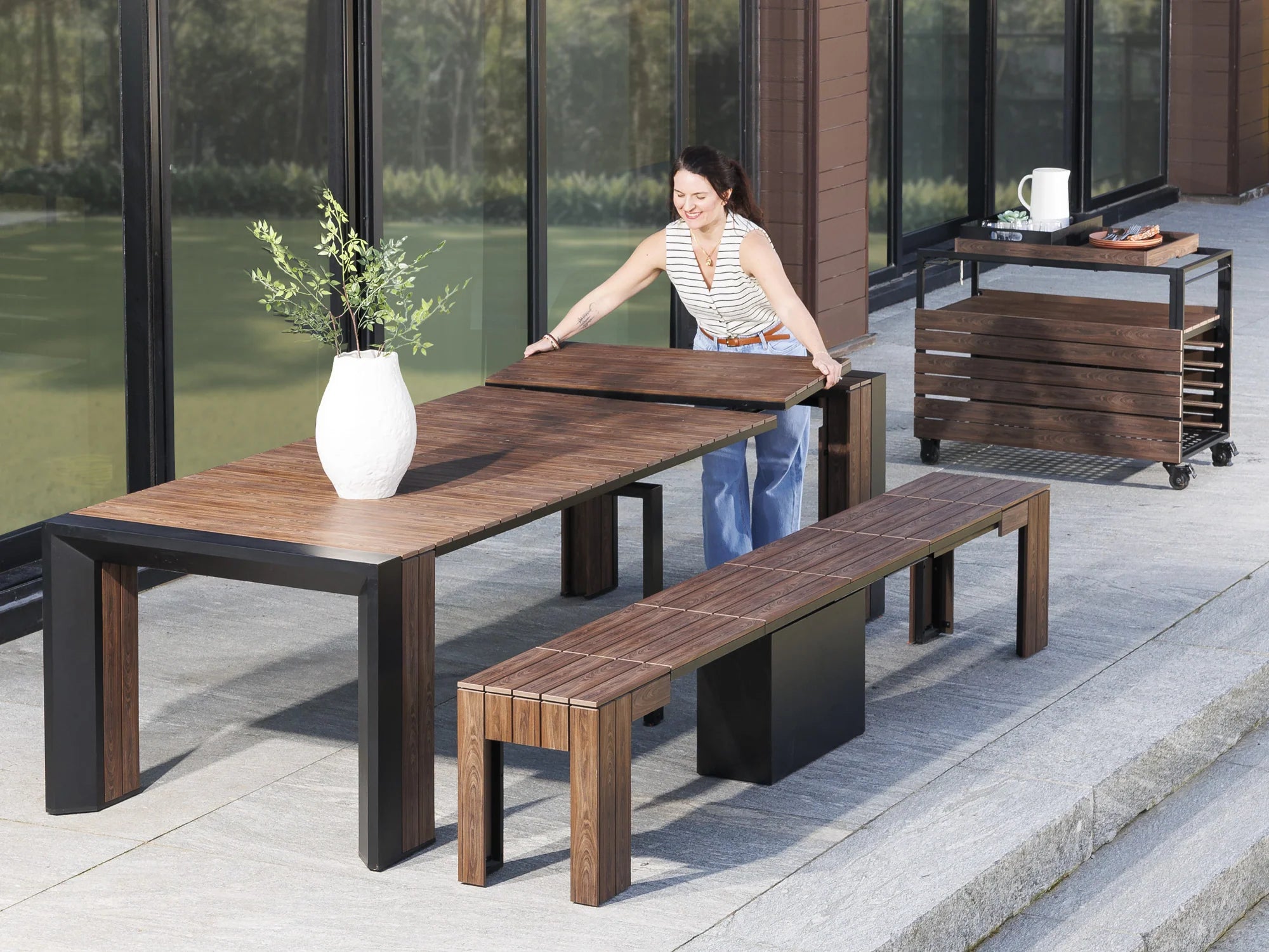 Transformer Outdoor Dining Table
