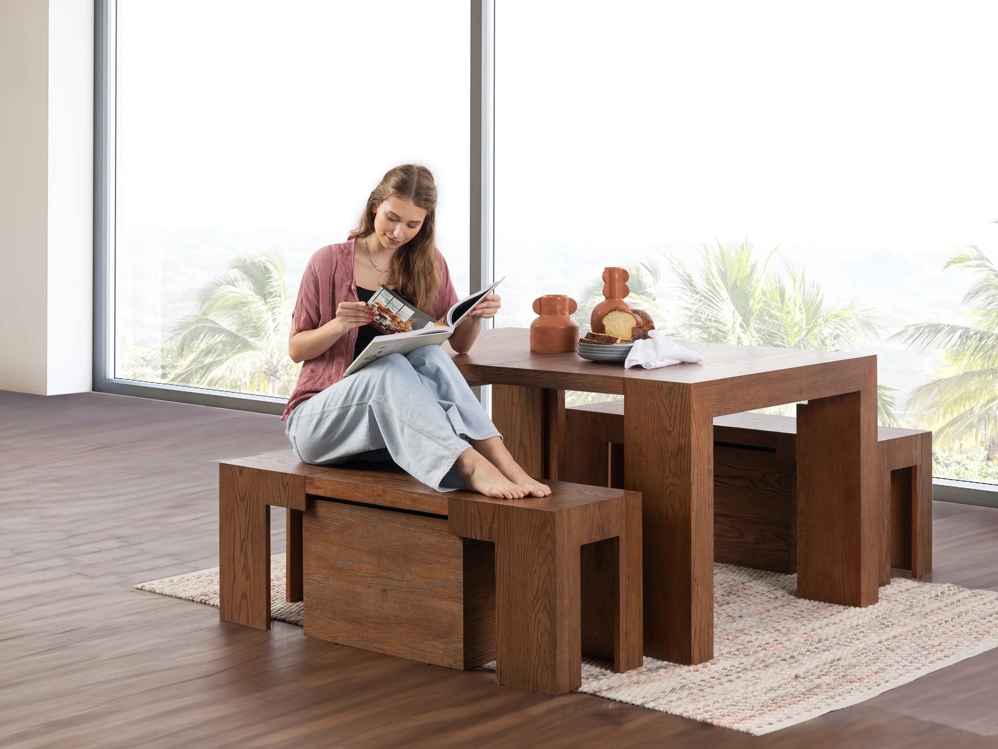 Transformer Dining Set - The Gathering | Table, 2x Bench