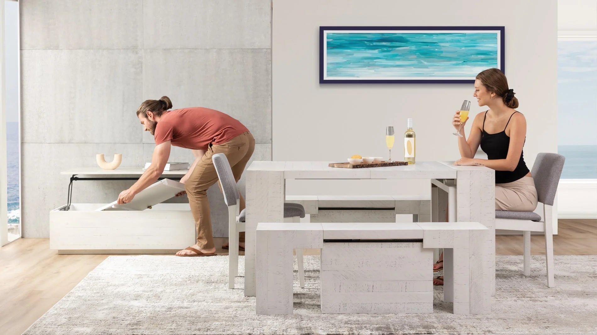 Transformer Dining Set - The Gathering | Table, 2x Bench