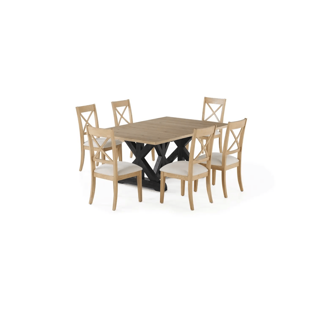 Gather Dining Set: Table + 6 Chairs
