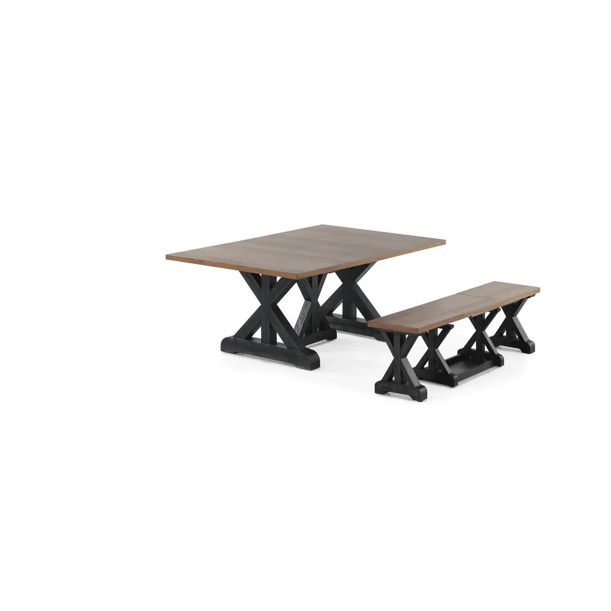 Gather Dining Set: Table + 1 Bench