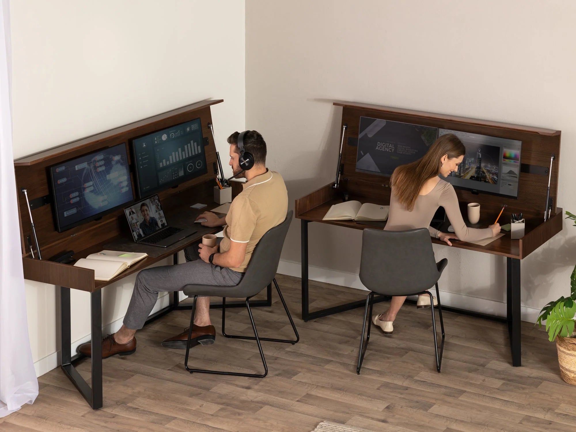 Transformer Table to Desk Double - The Savouring