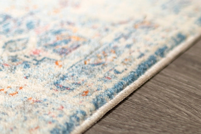 Heirloom Transitional Grey Blue Rug HEI-1518