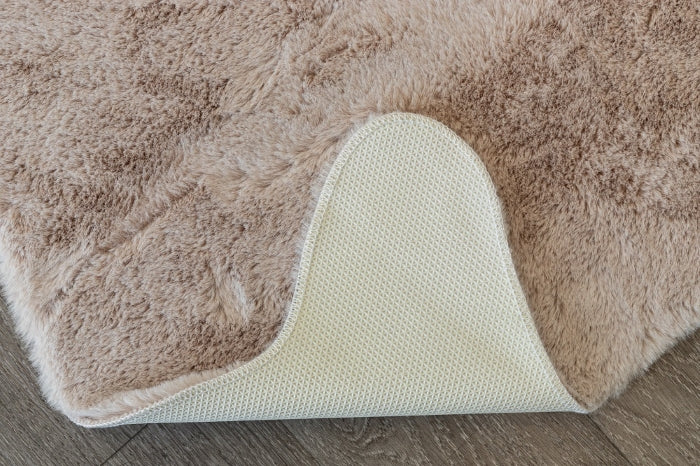 Faux Rabbit Fur Beige - Shape FRF-44BGE