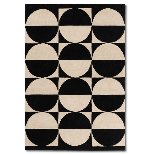Abstract Hand Tufted Wool Area Rug by Viana