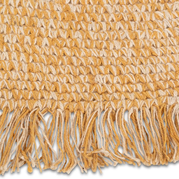 Elora 100% Jute Braided Round Rug ELO-OCH