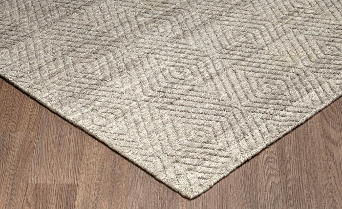 Estelle Hand Loomed Wool Taupe Rug EST-TAUPE