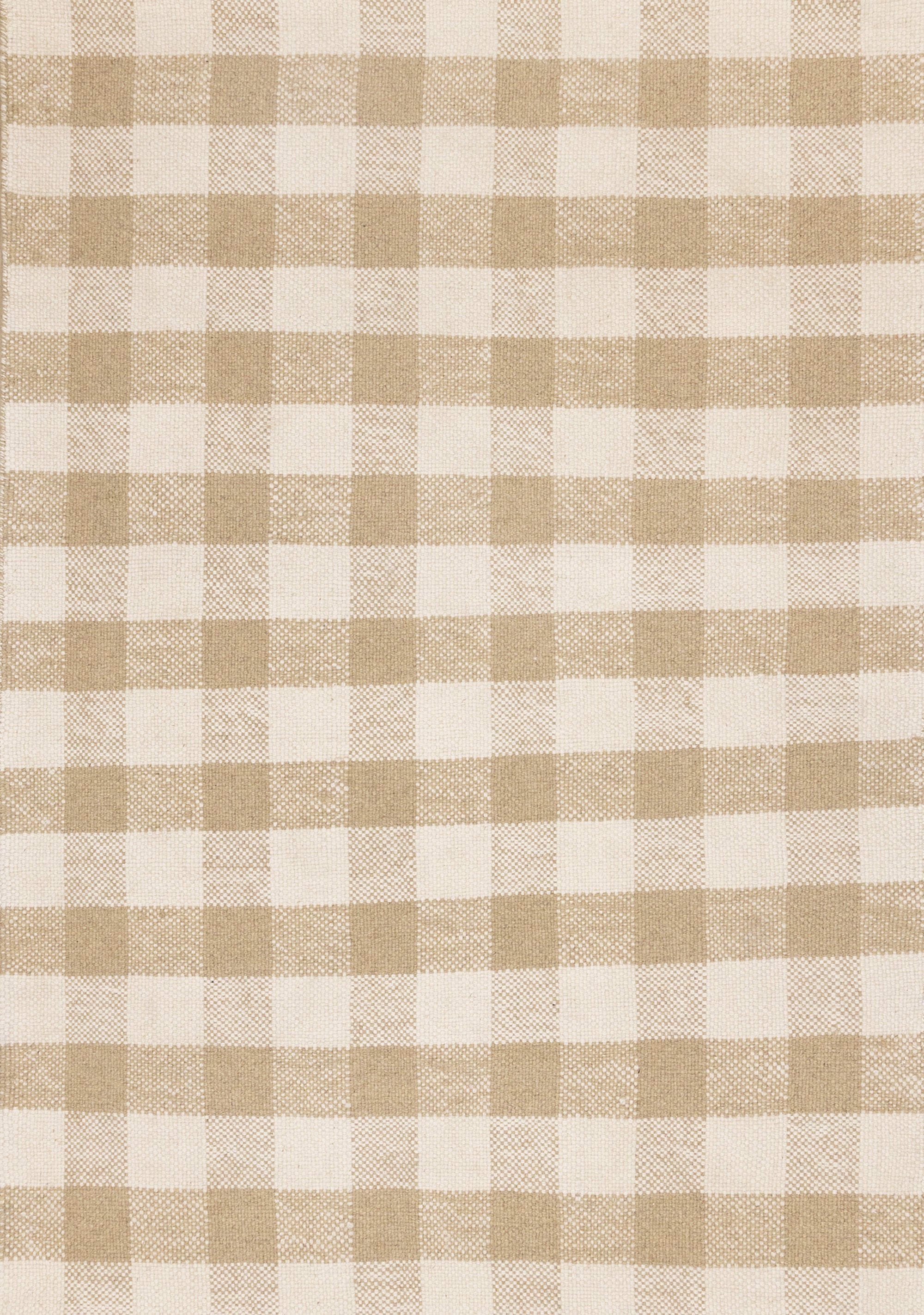 Ascent Beige White Plaid Design